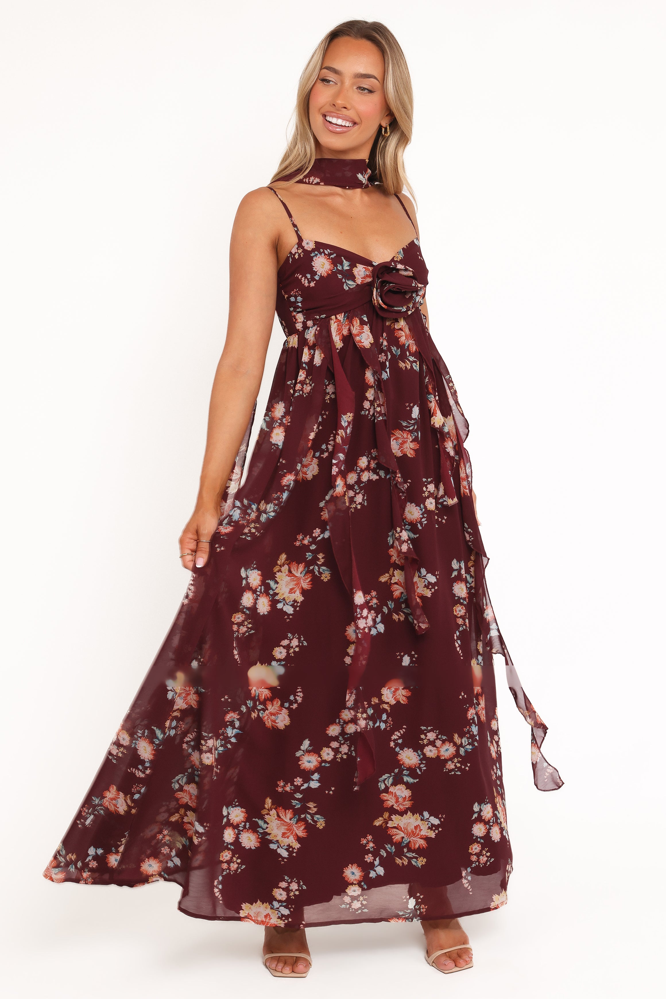 DRESSES Tully Maxi Dress - Berry Floral