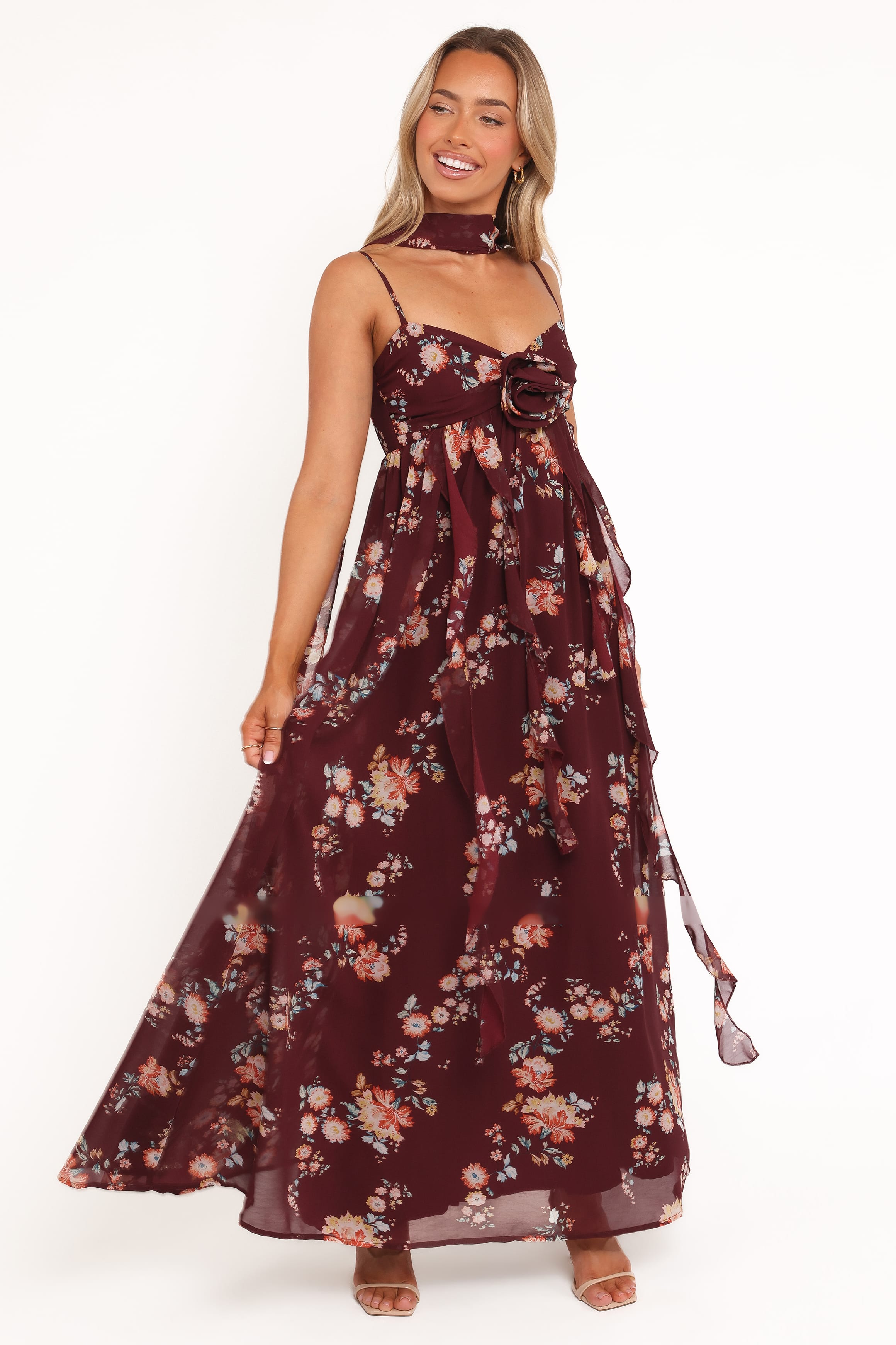 DRESSES Tully Maxi Dress - Berry Floral