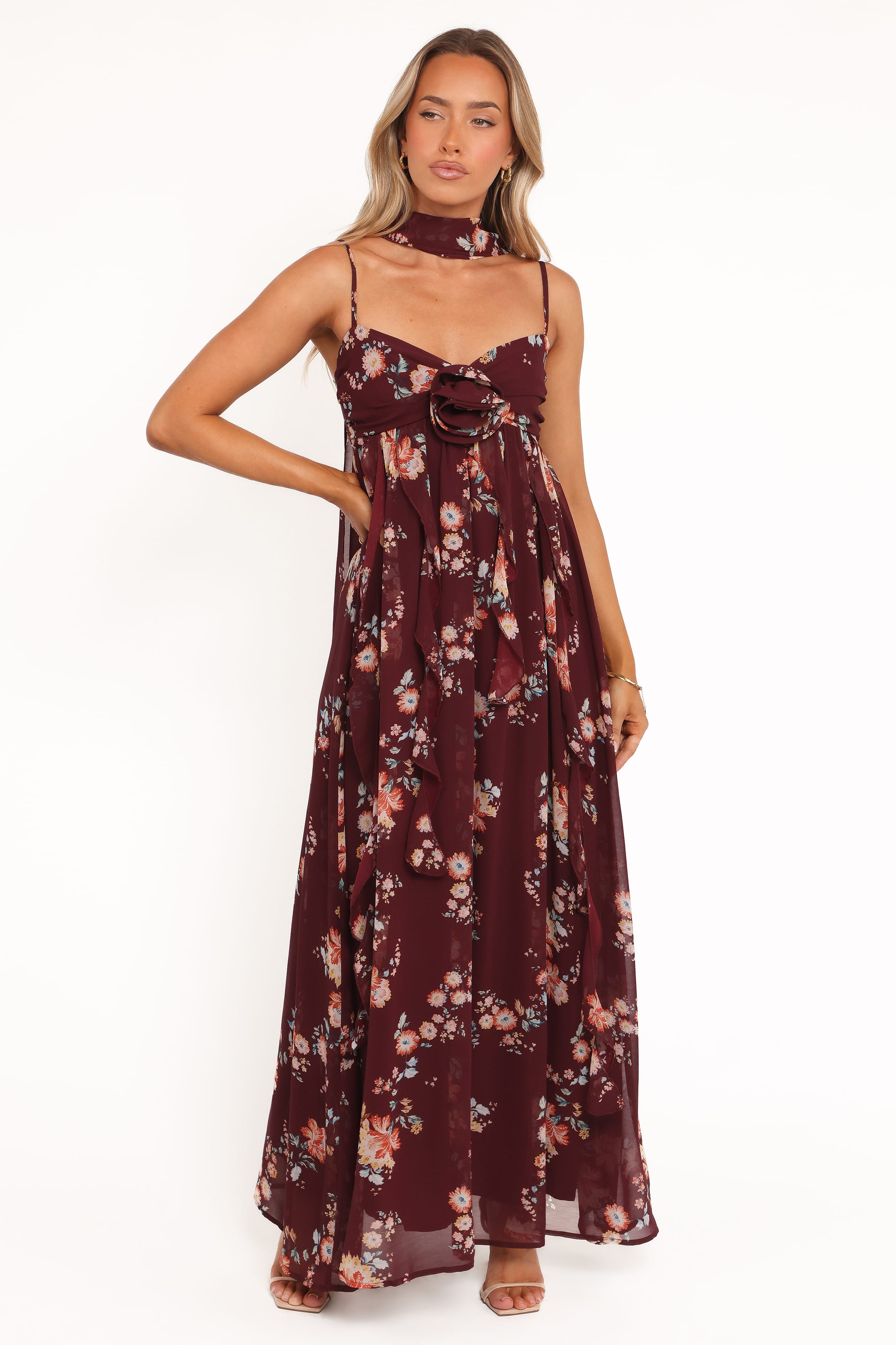 DRESSES Tully Maxi Dress - Berry Floral