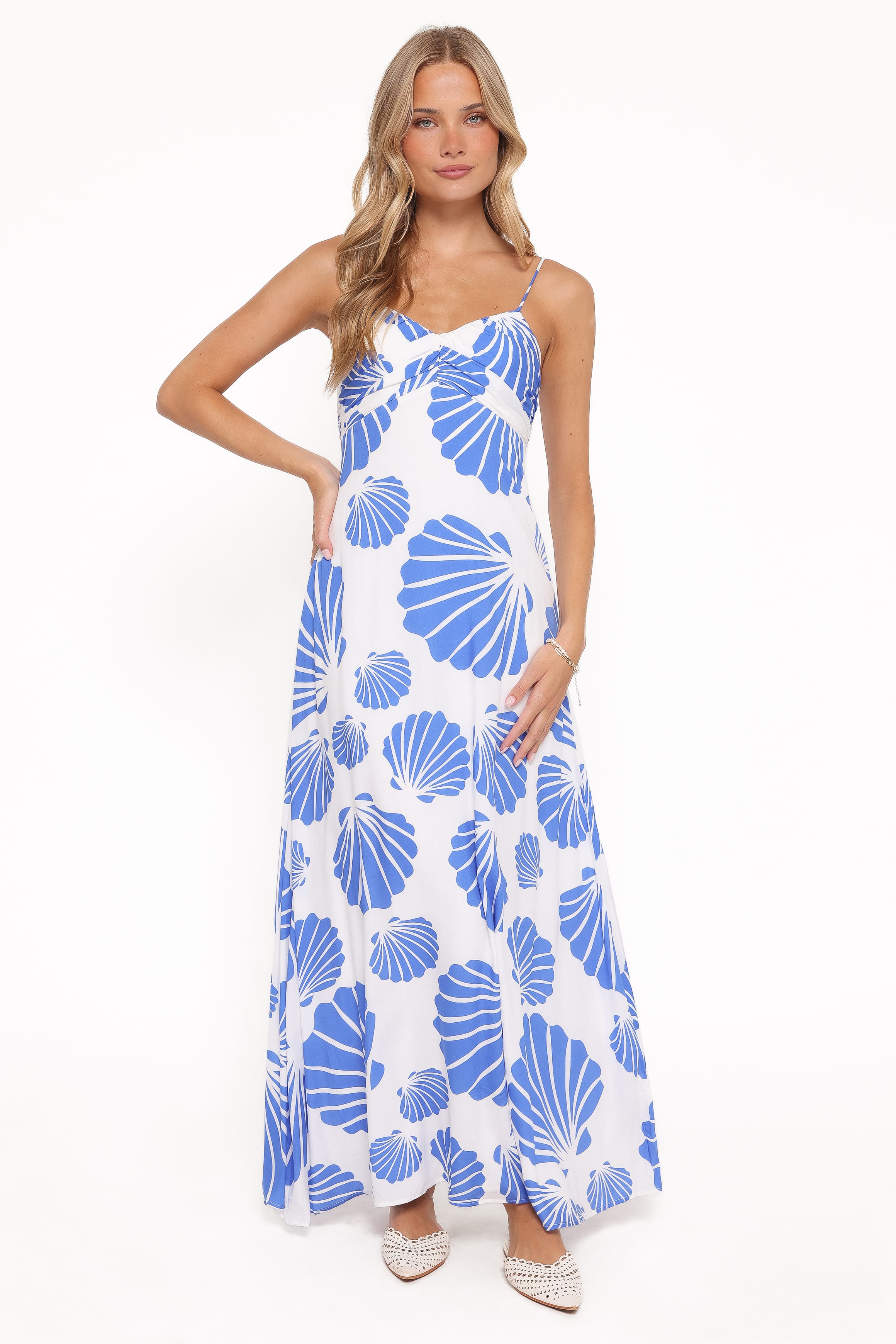 DRESSES Tyla Maxi Dress - Blue Shell