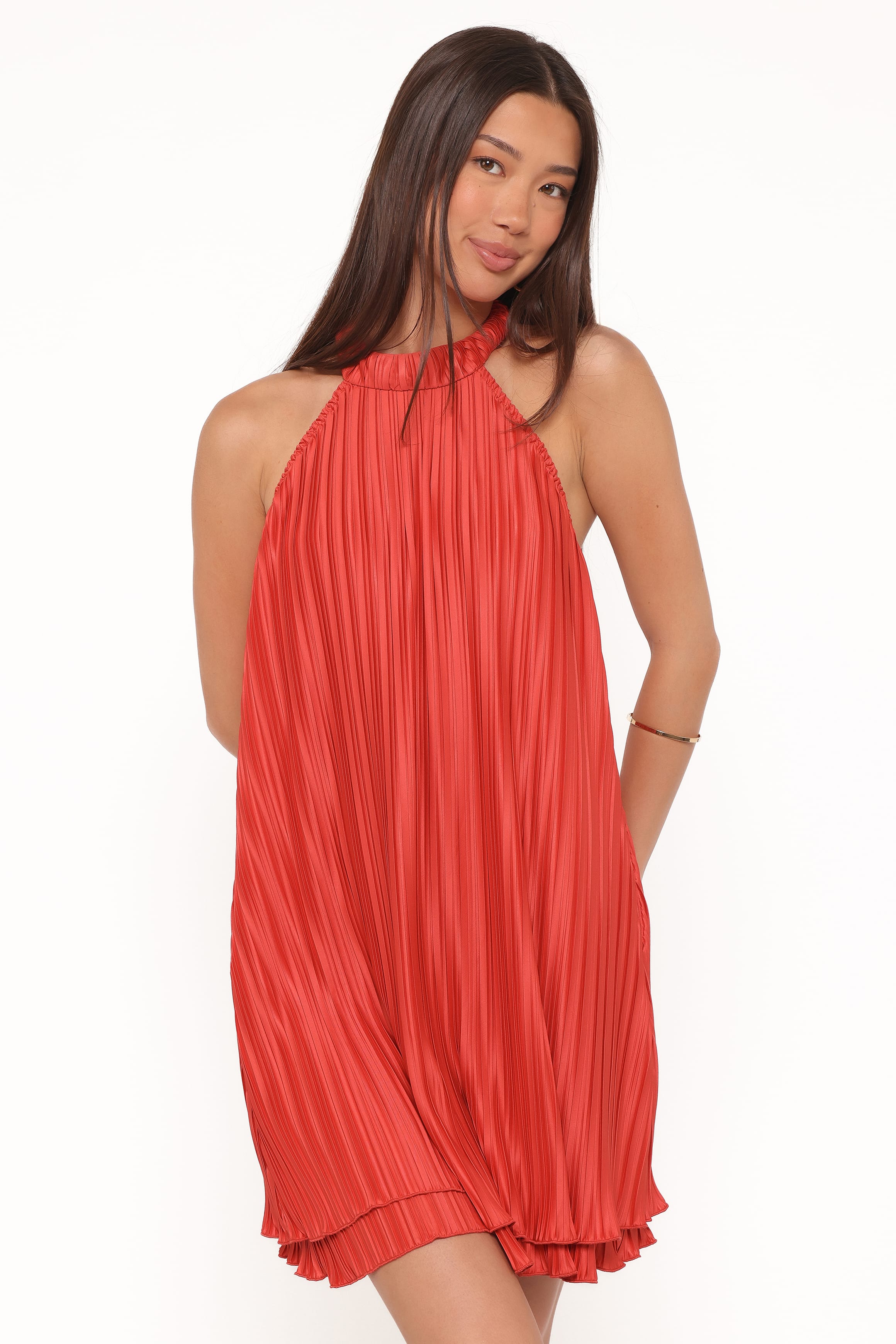 DRESSES Tyra Halterneck Mini Dress - Red