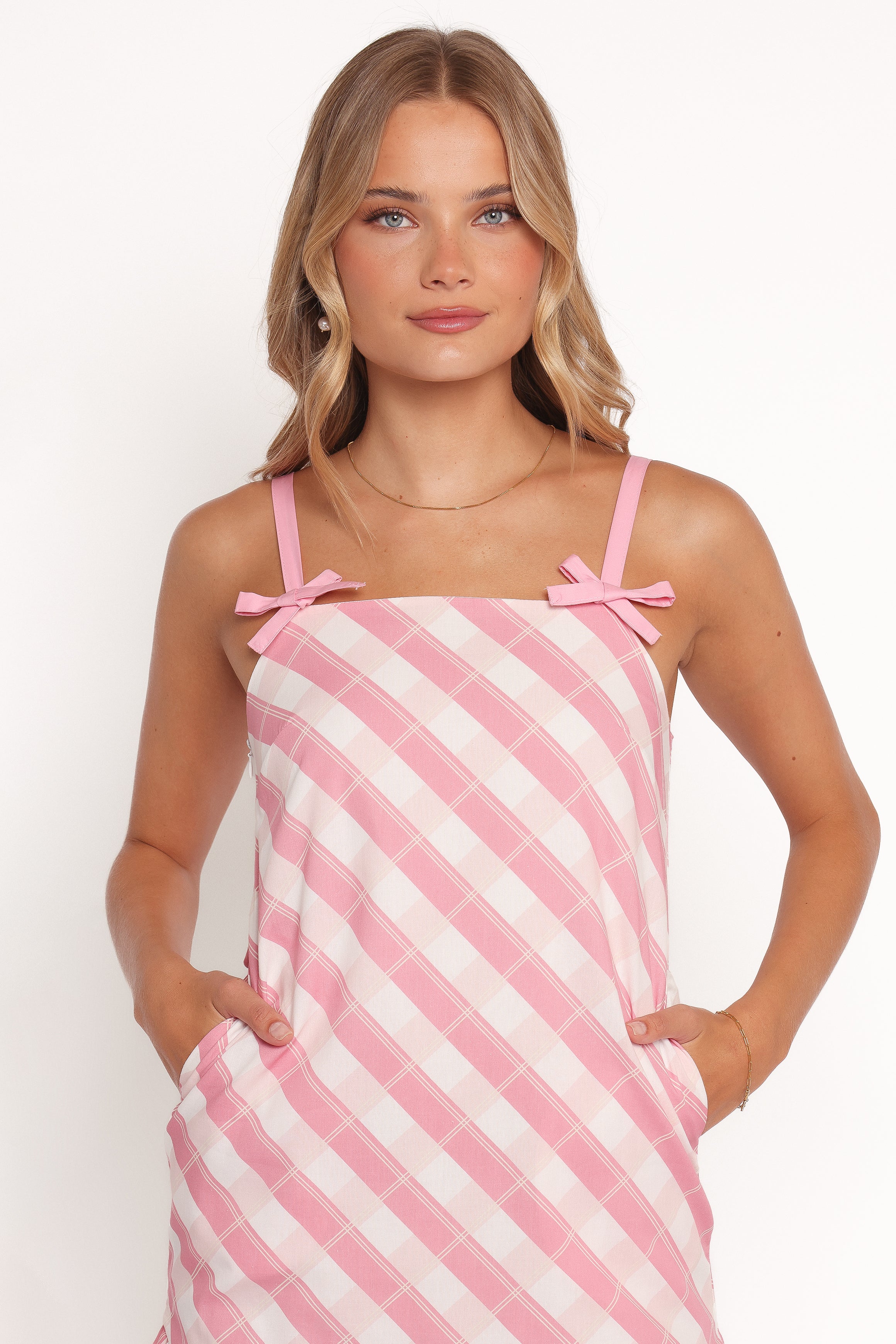 DRESSES Ulyssa Mini Dress - Pink Check