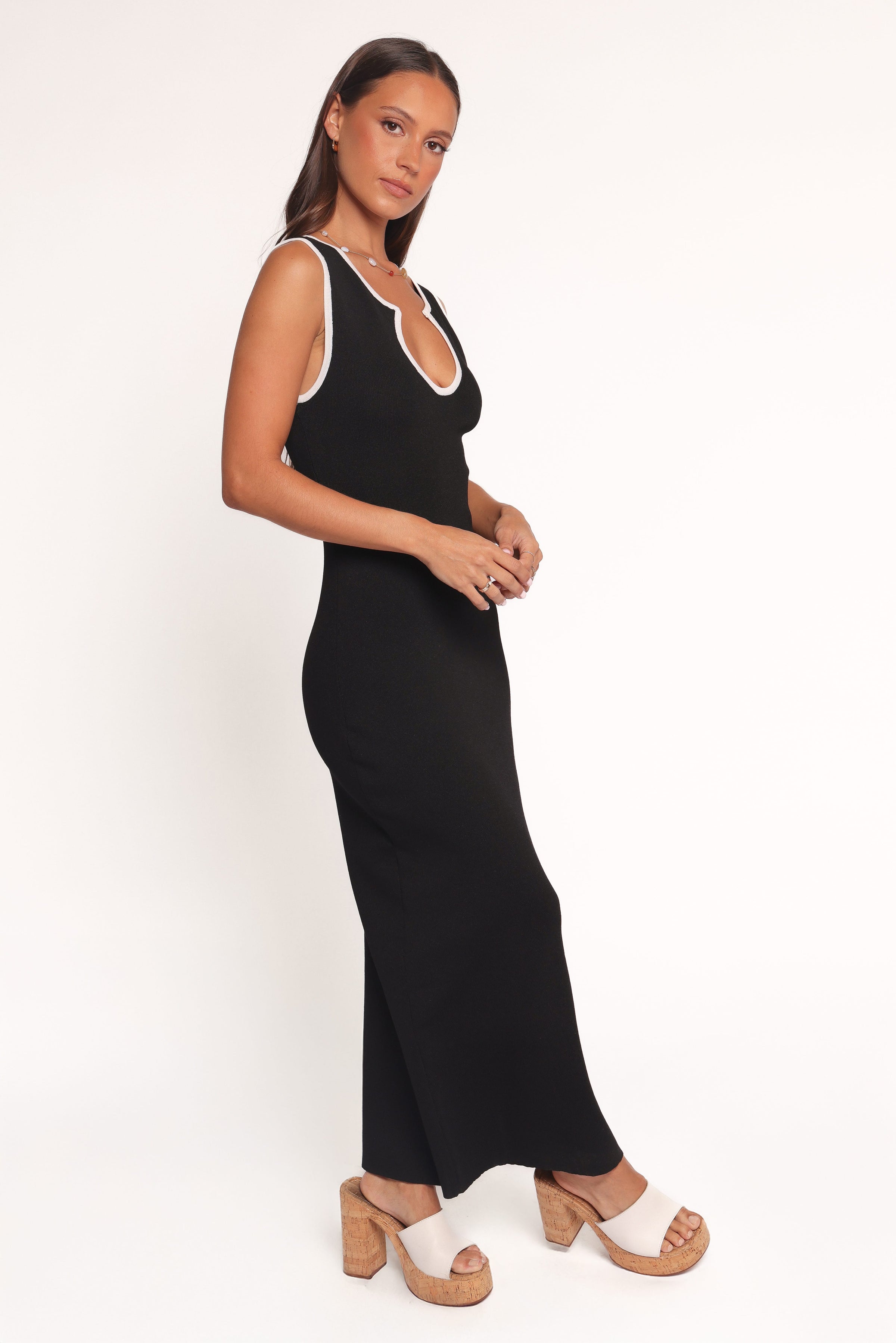 DRESSES Umi Midi Dress - Black