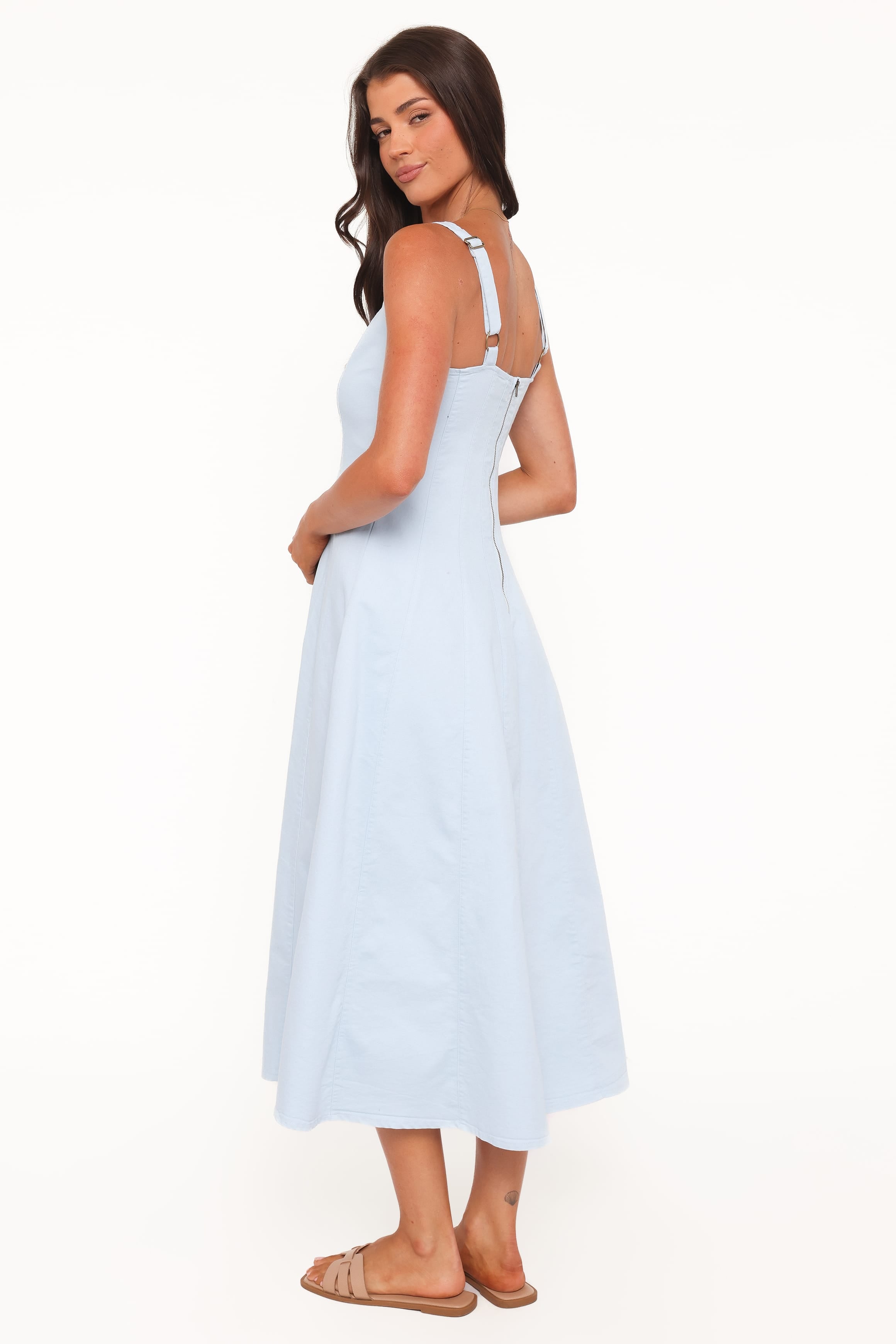 DRESSES Una Midi Dress - Blue