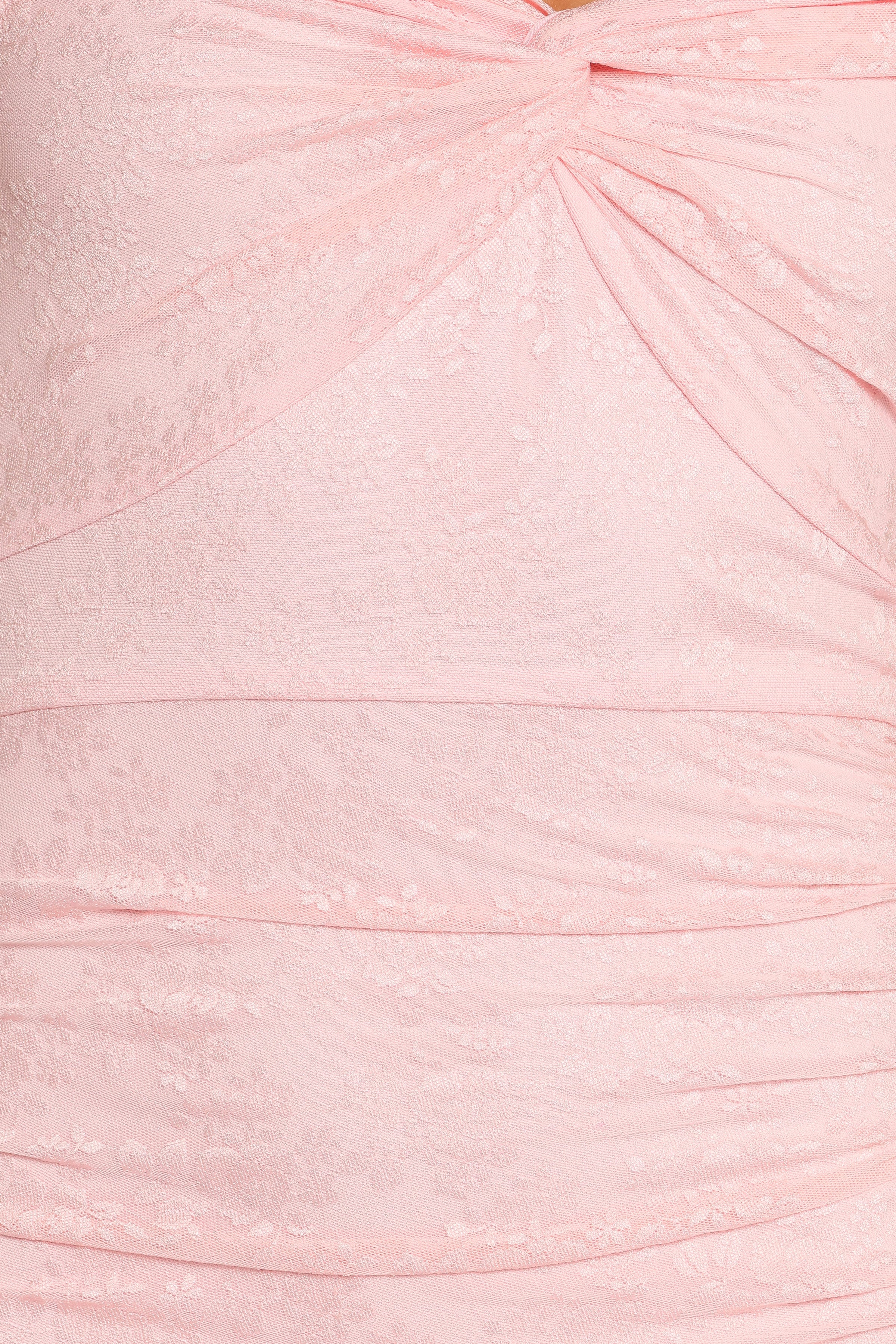 DRESSES Vada Midi Dress - Pink Lace