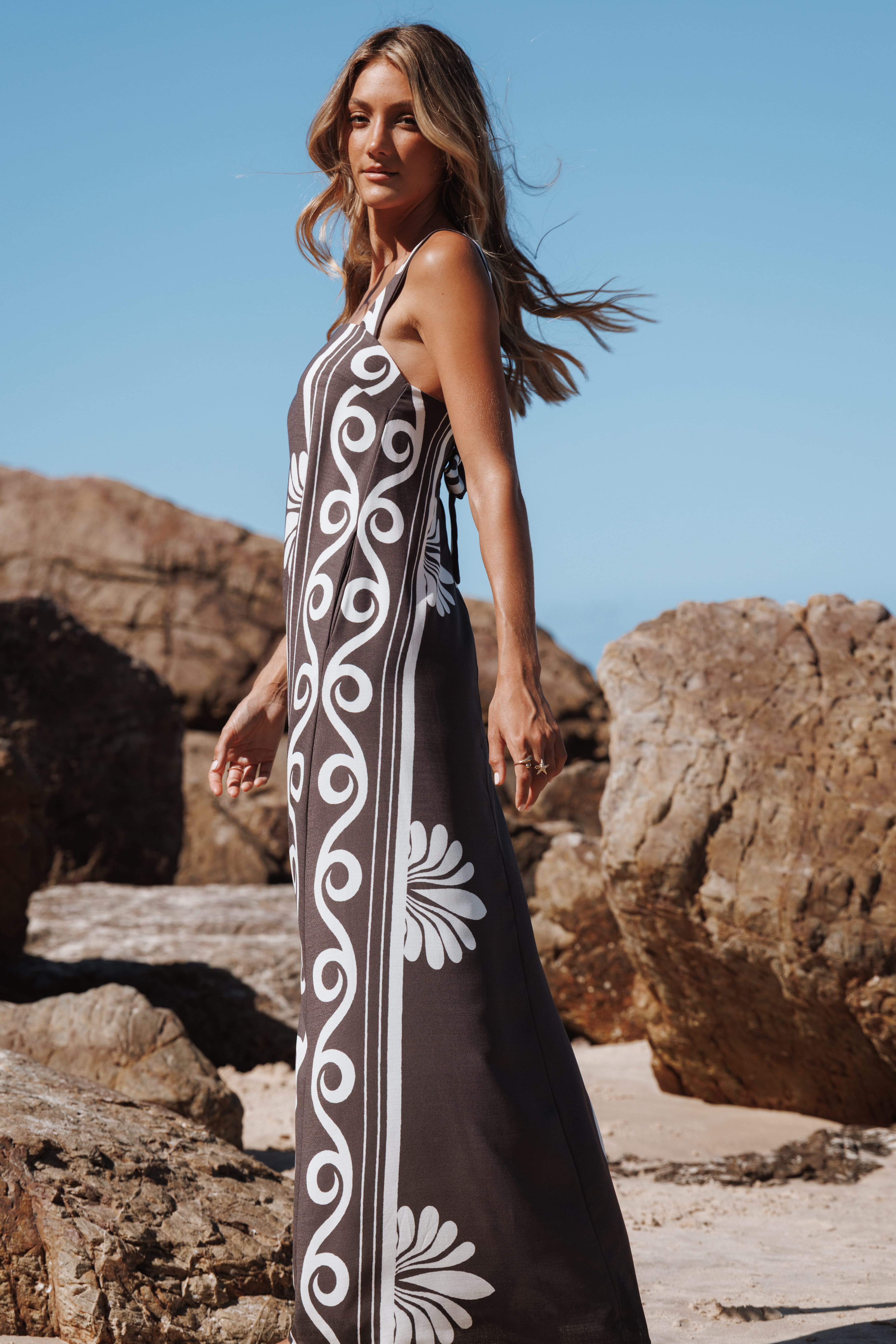 DRESSES Valeria Maxi Dress - Espresso
