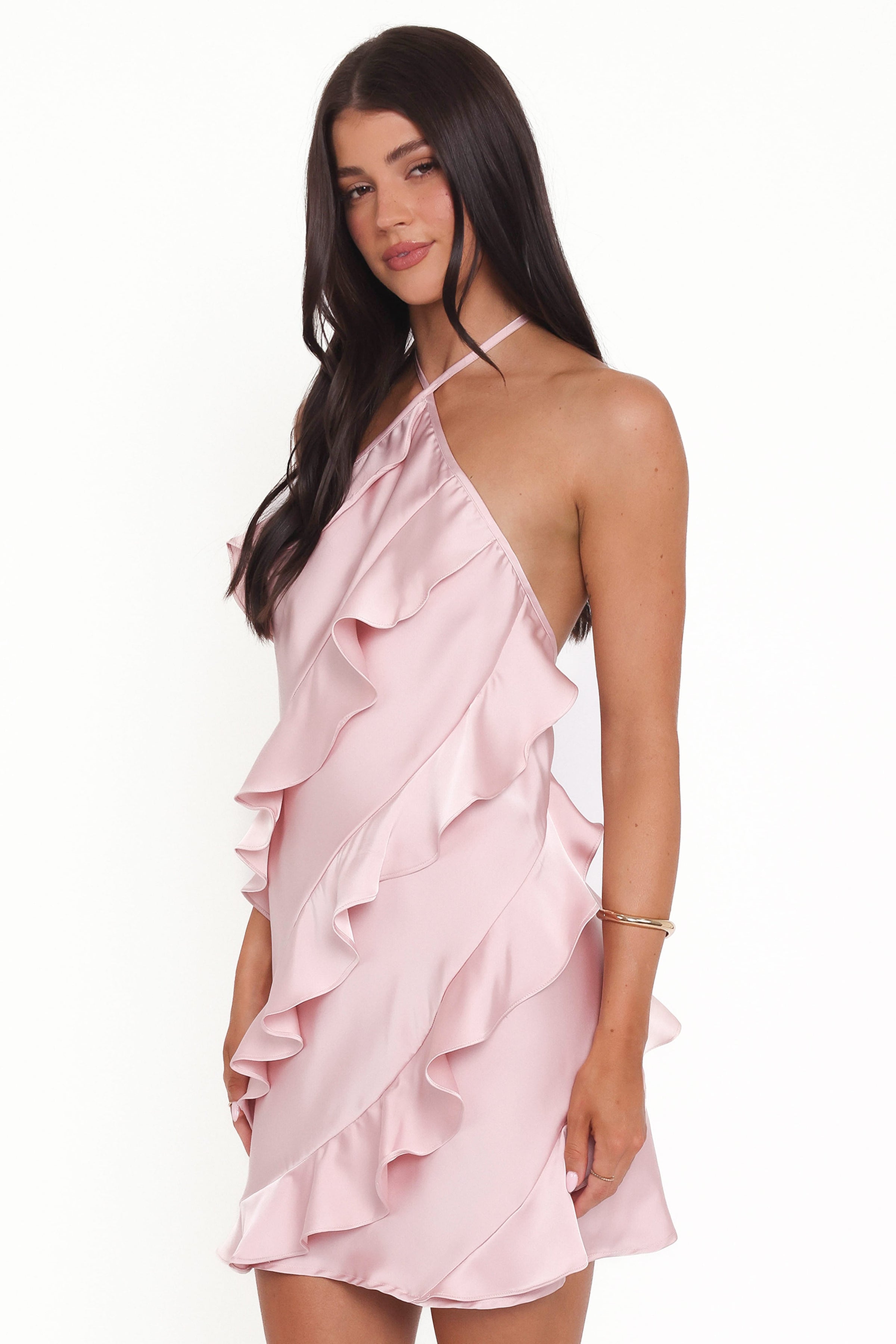 DRESSES Valery Halterneck Mini Dress - Pink