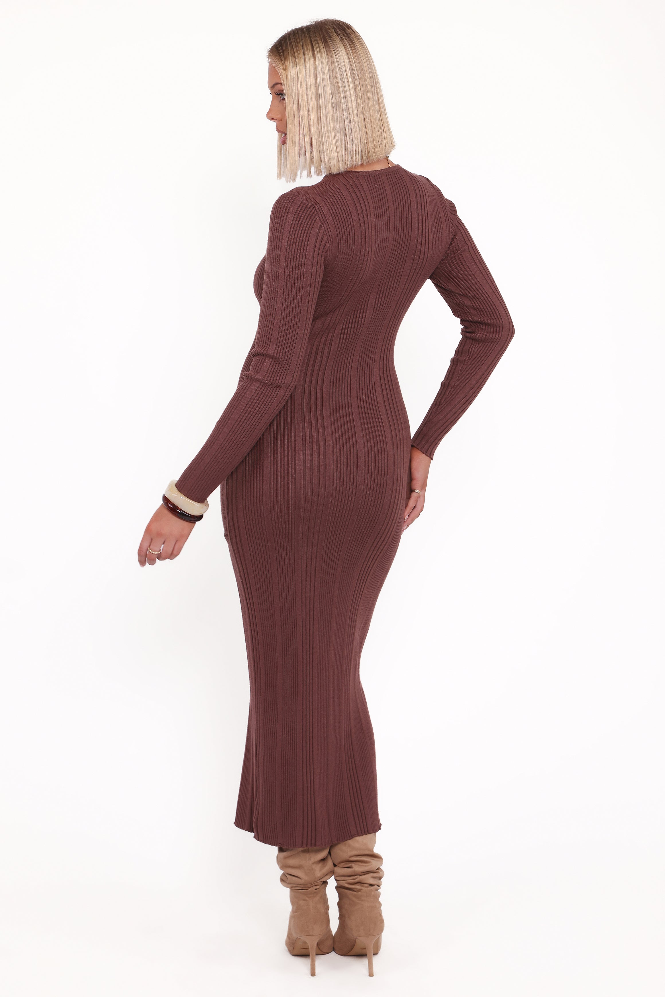 DRESSES Valia Midi Dress - Espresso