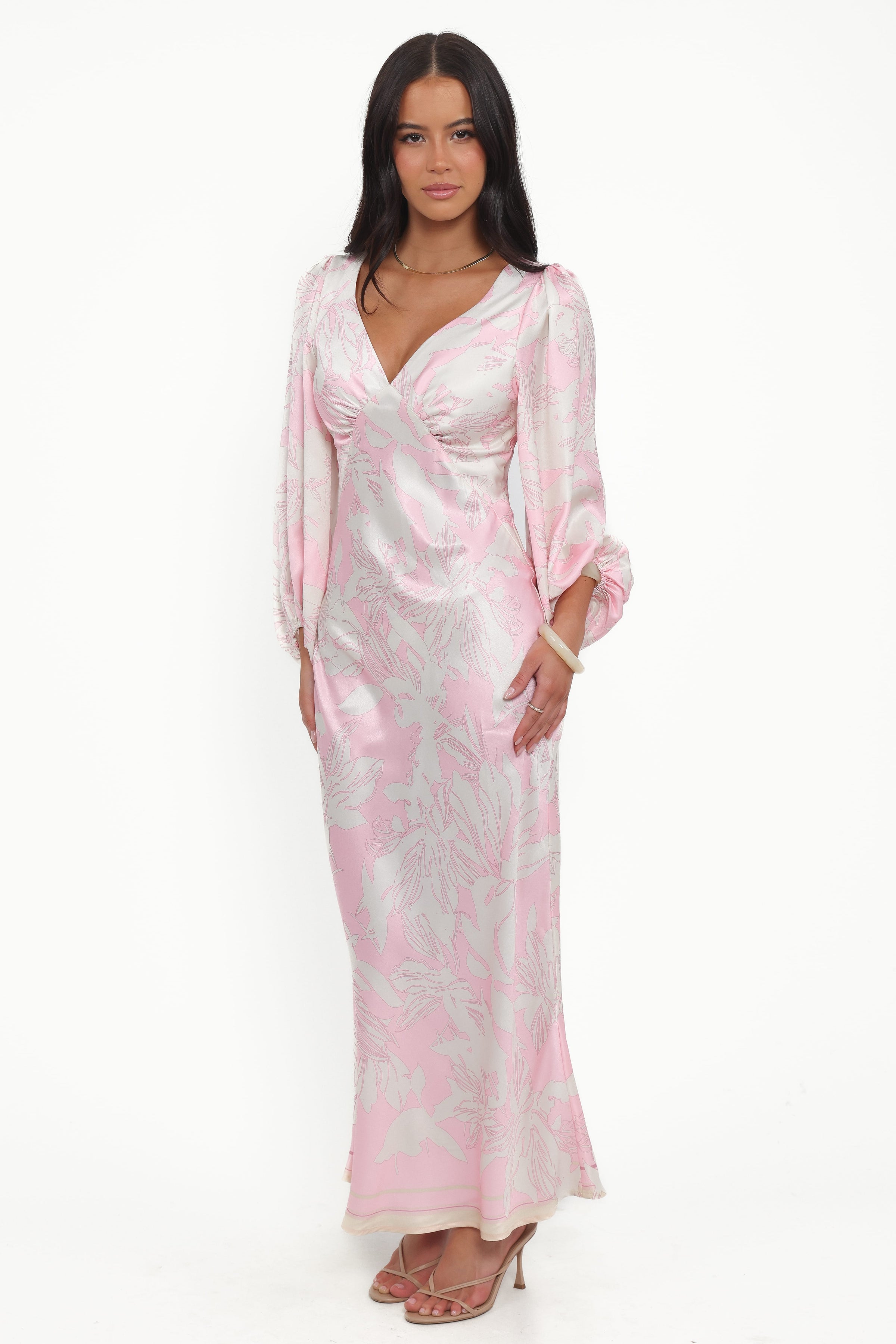 DRESSES Varly Long Sleeve Dress - Pale Pink