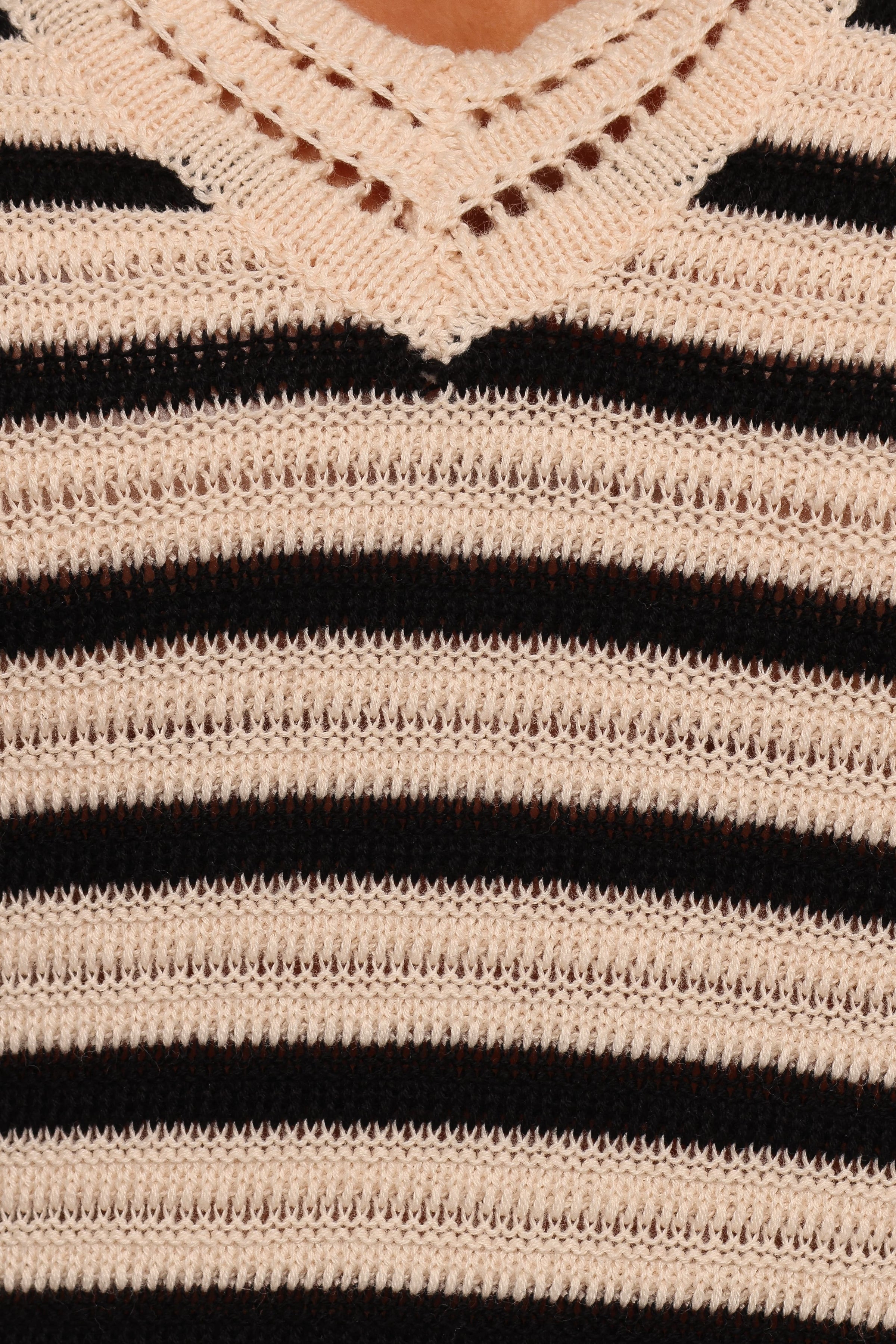 DRESSES Vega Midi Dress - Black Stripe