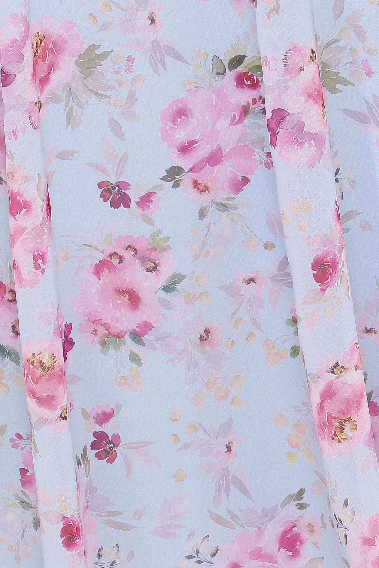 DRESSES Vegas Strapless Maxi Dress - Blue Floral