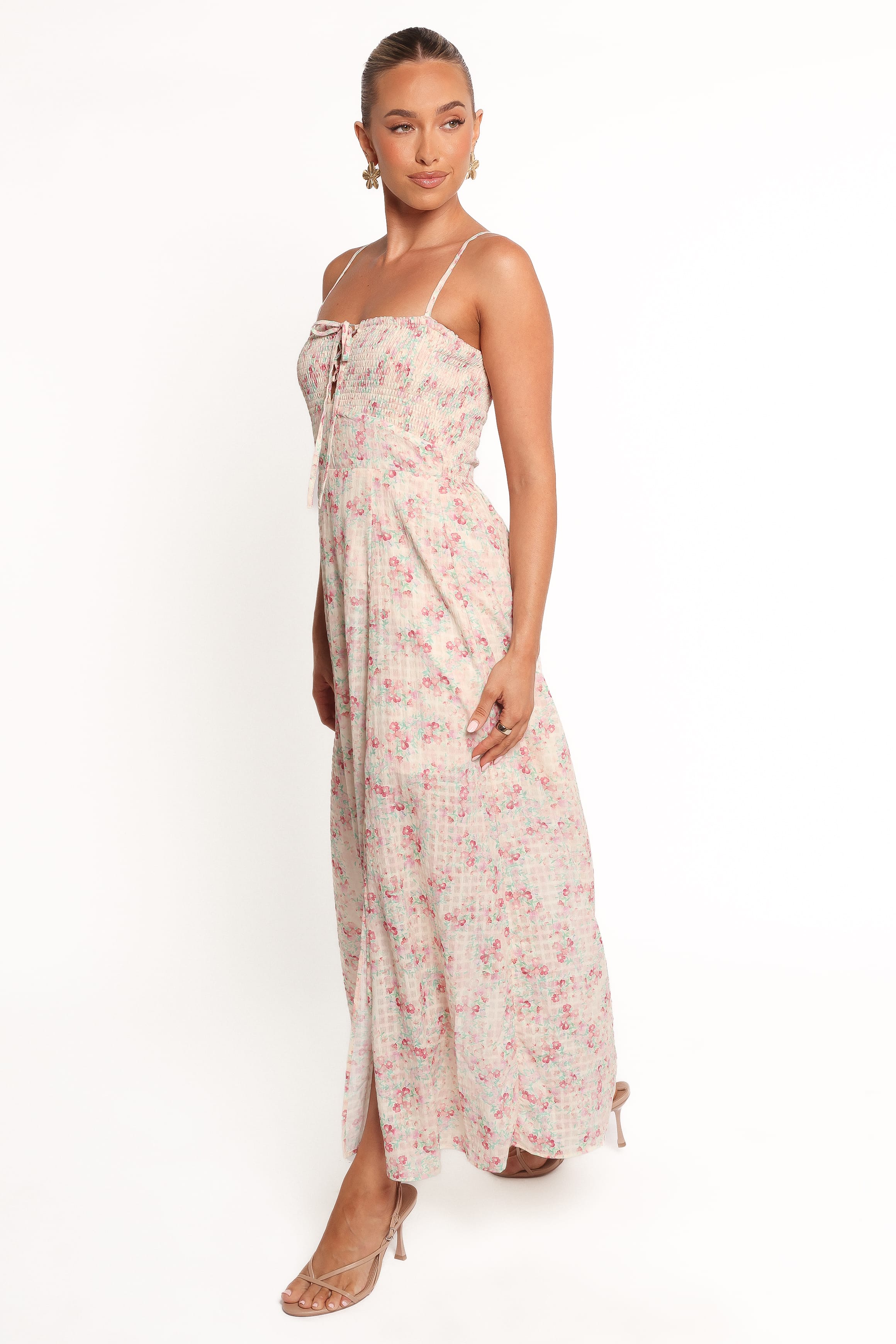 DRESSES Vespera Maxi Dress - Pink Ditsy