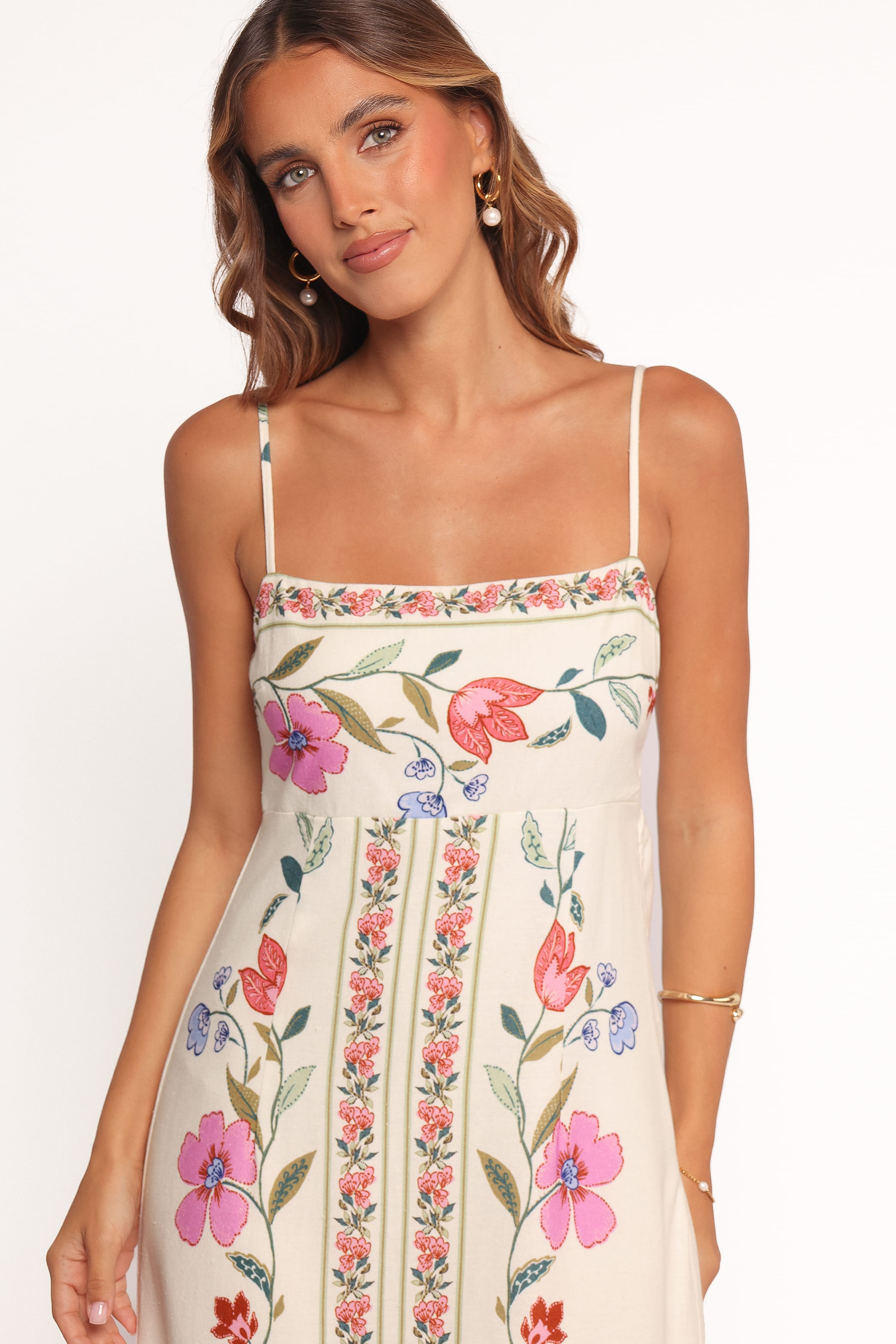 DRESSES Vesta Midi Dress - Pink Multi