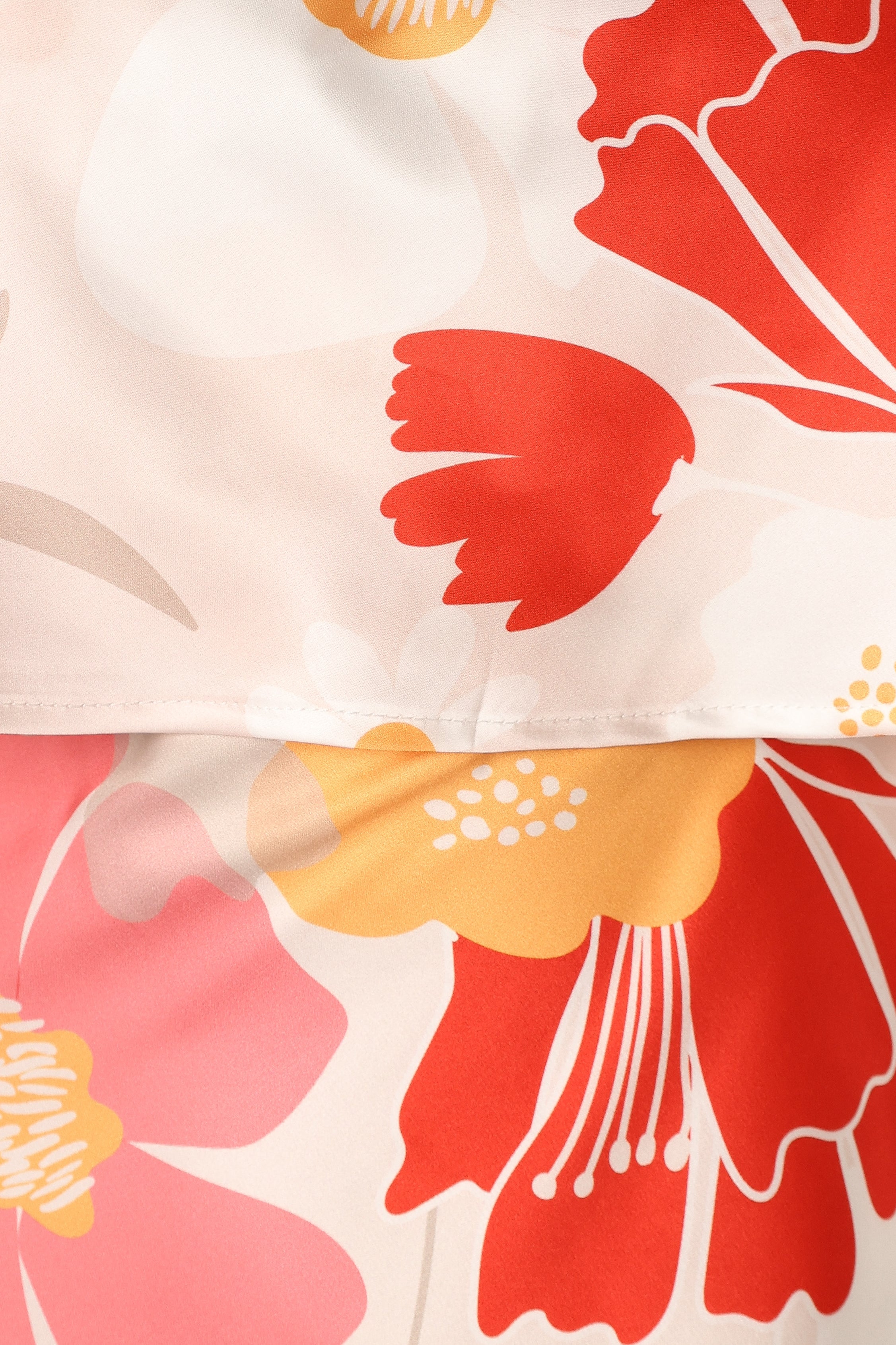 DRESSES @Vienna Strapless Midi Dress - Positano Floral