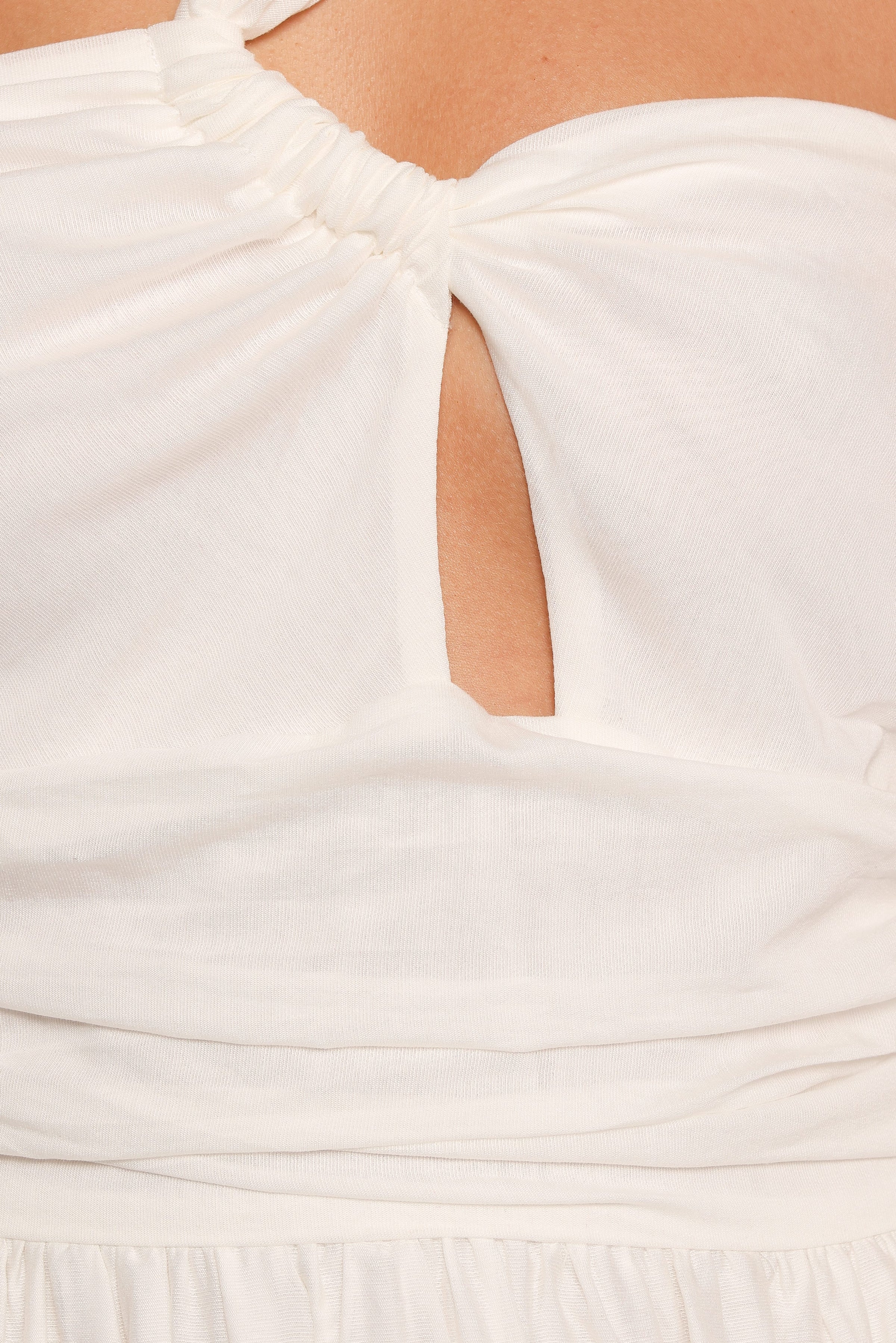 DRESSES Vinny One Shoulder Maxi Dress - White