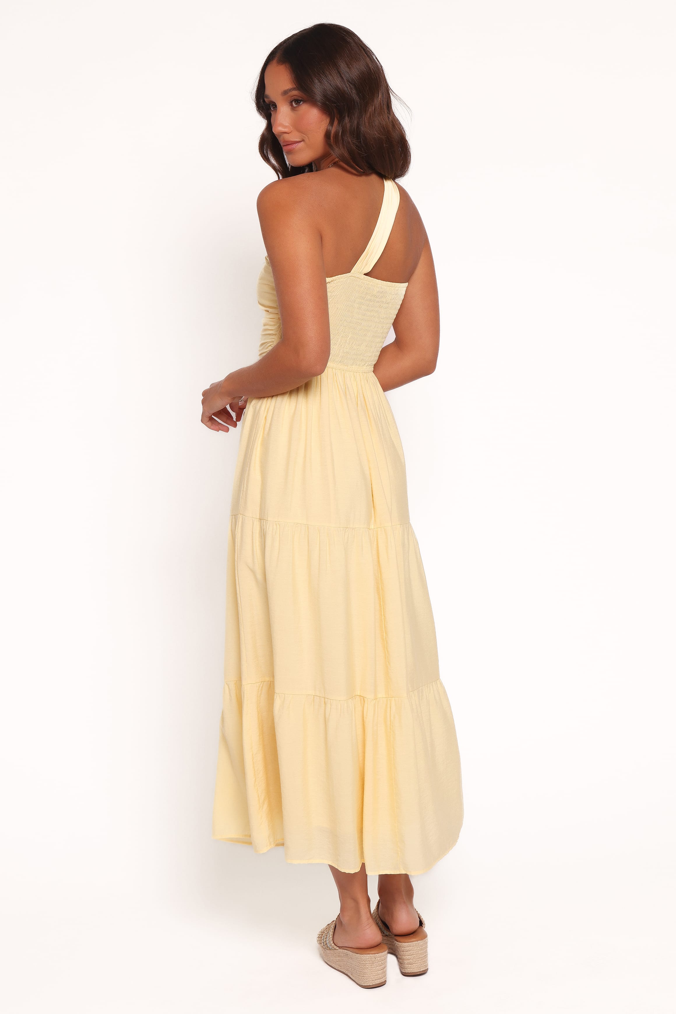 DRESSES Vinny One Shoulder Maxi Dress - Yellow
