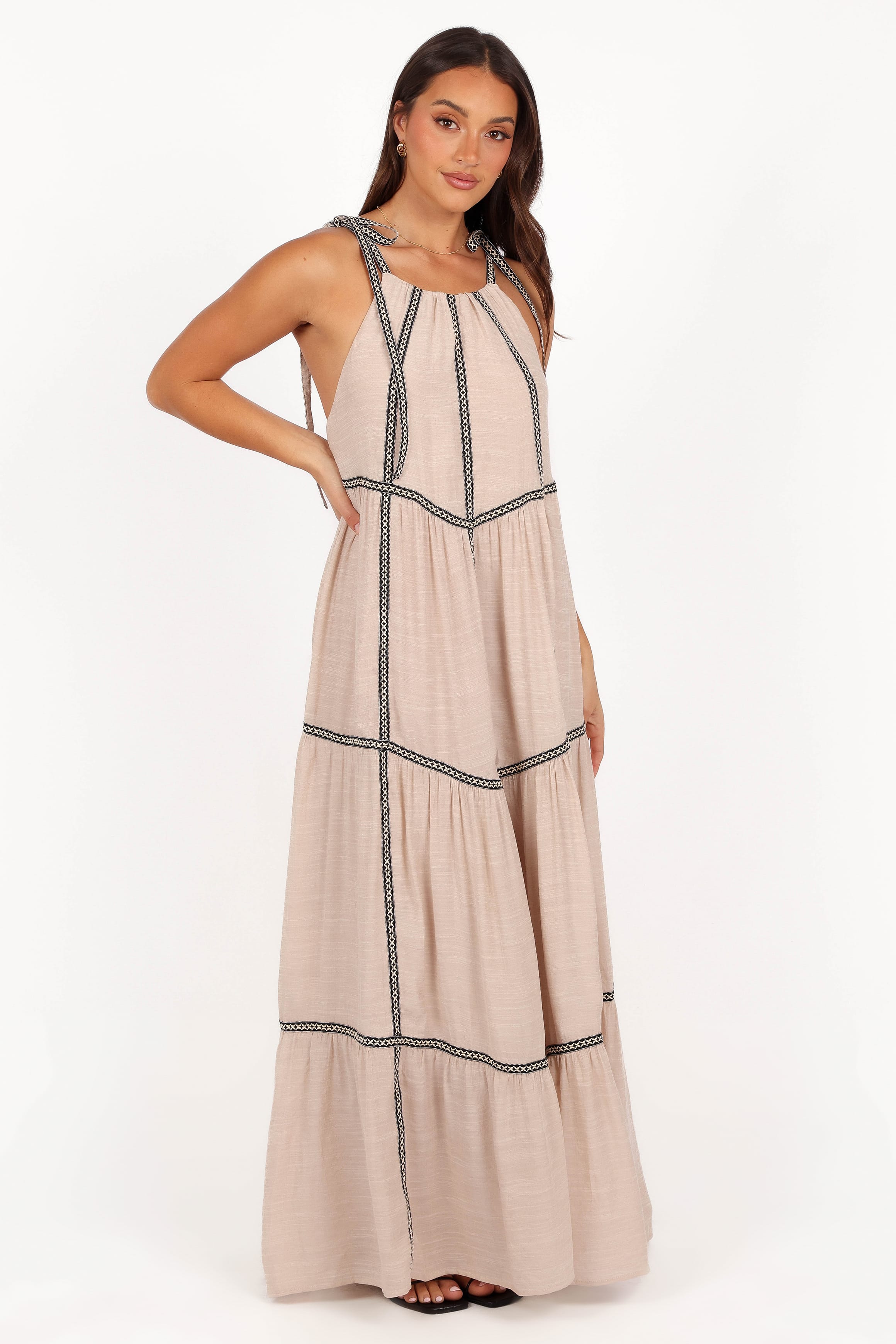 DRESSES Volina Maxi Dress - Light Taupe