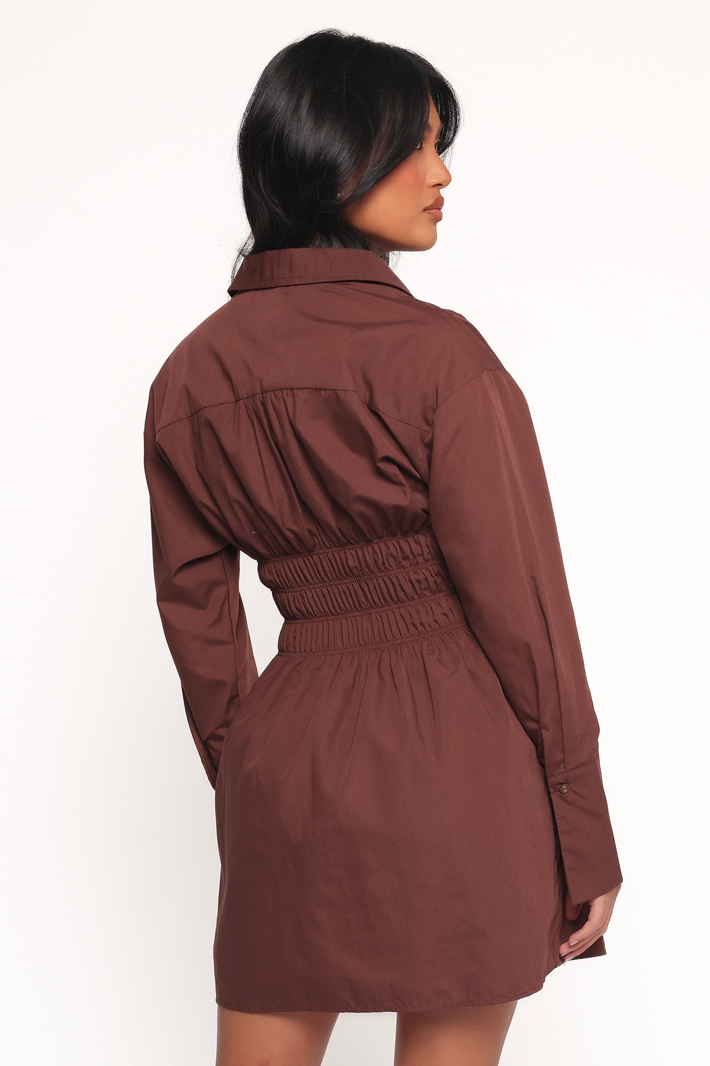 DRESSES Wallace Mini Dress - Chocolate