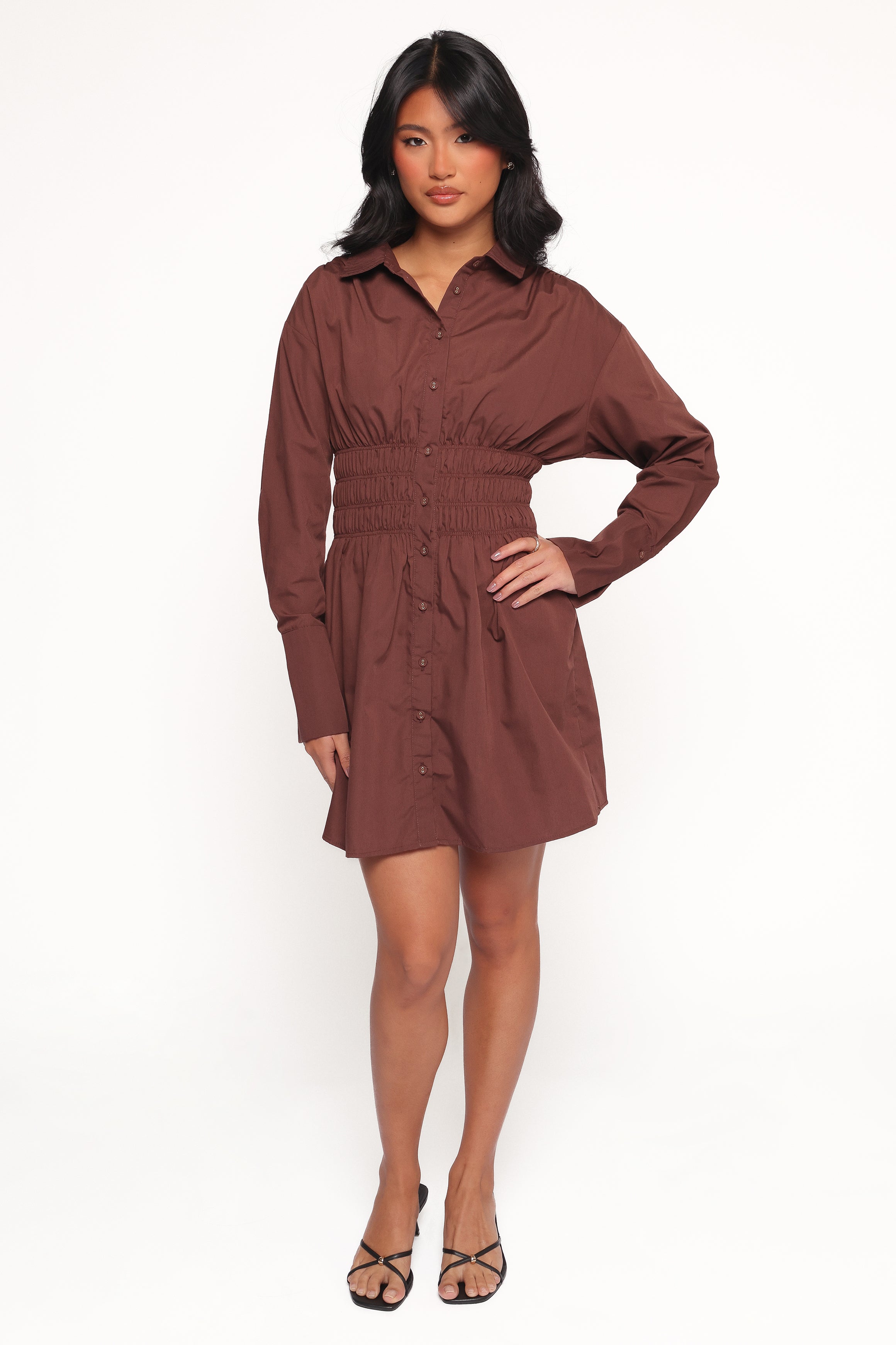 DRESSES Wallace Mini Dress - Chocolate