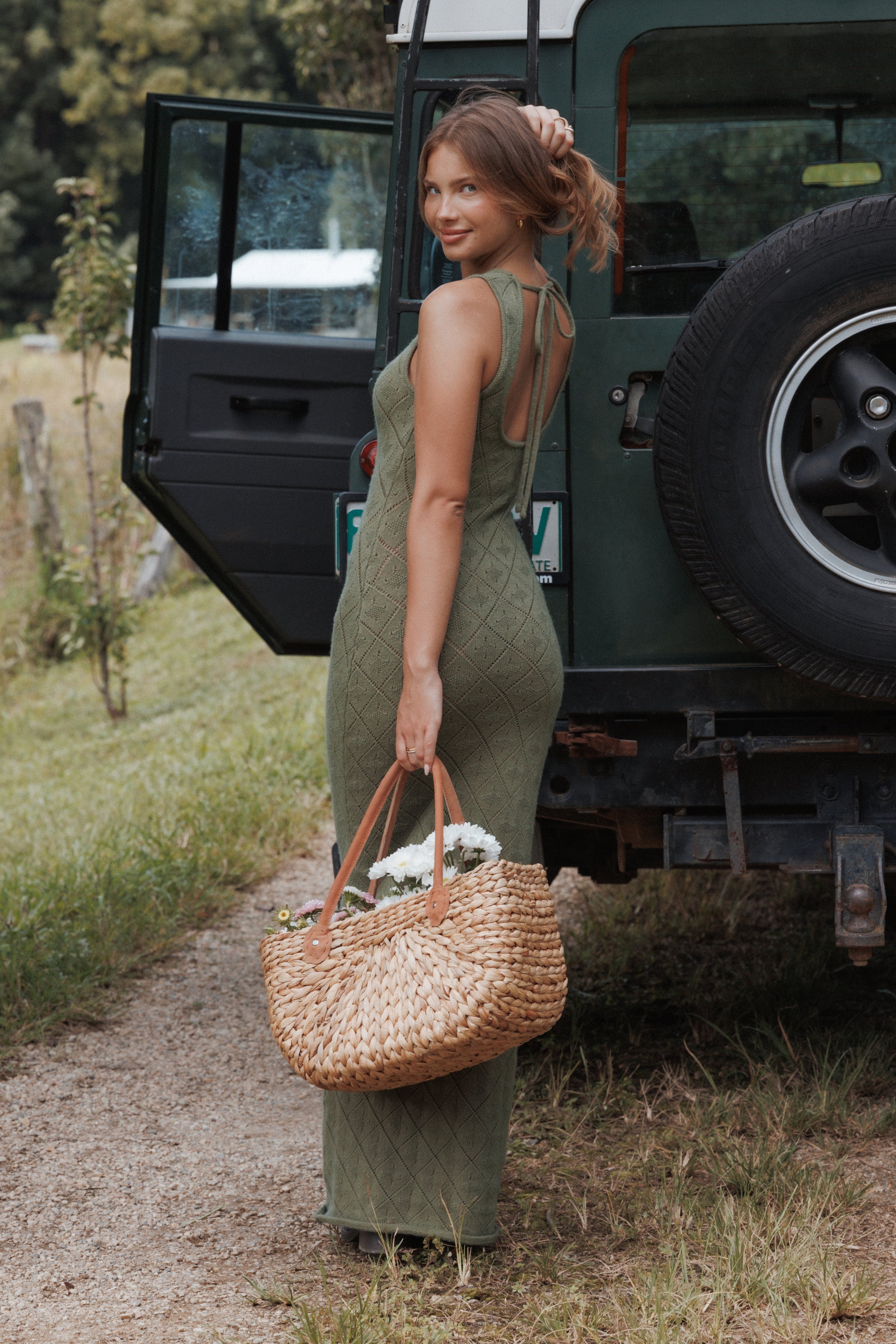 DRESSES Wembly Maxi Dress - Olive Green