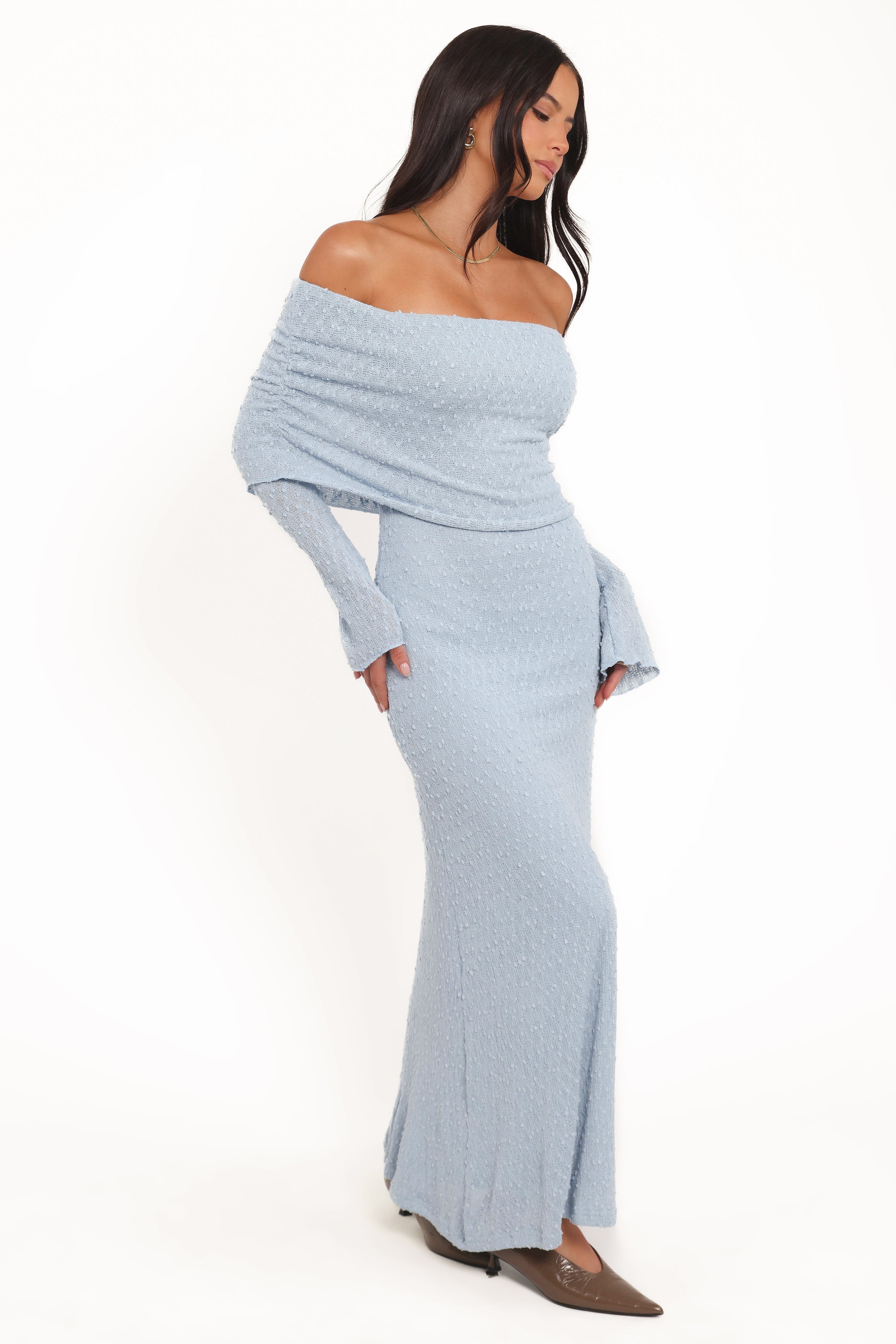 DRESSES Wilma Off Shoulder Dress - Blue