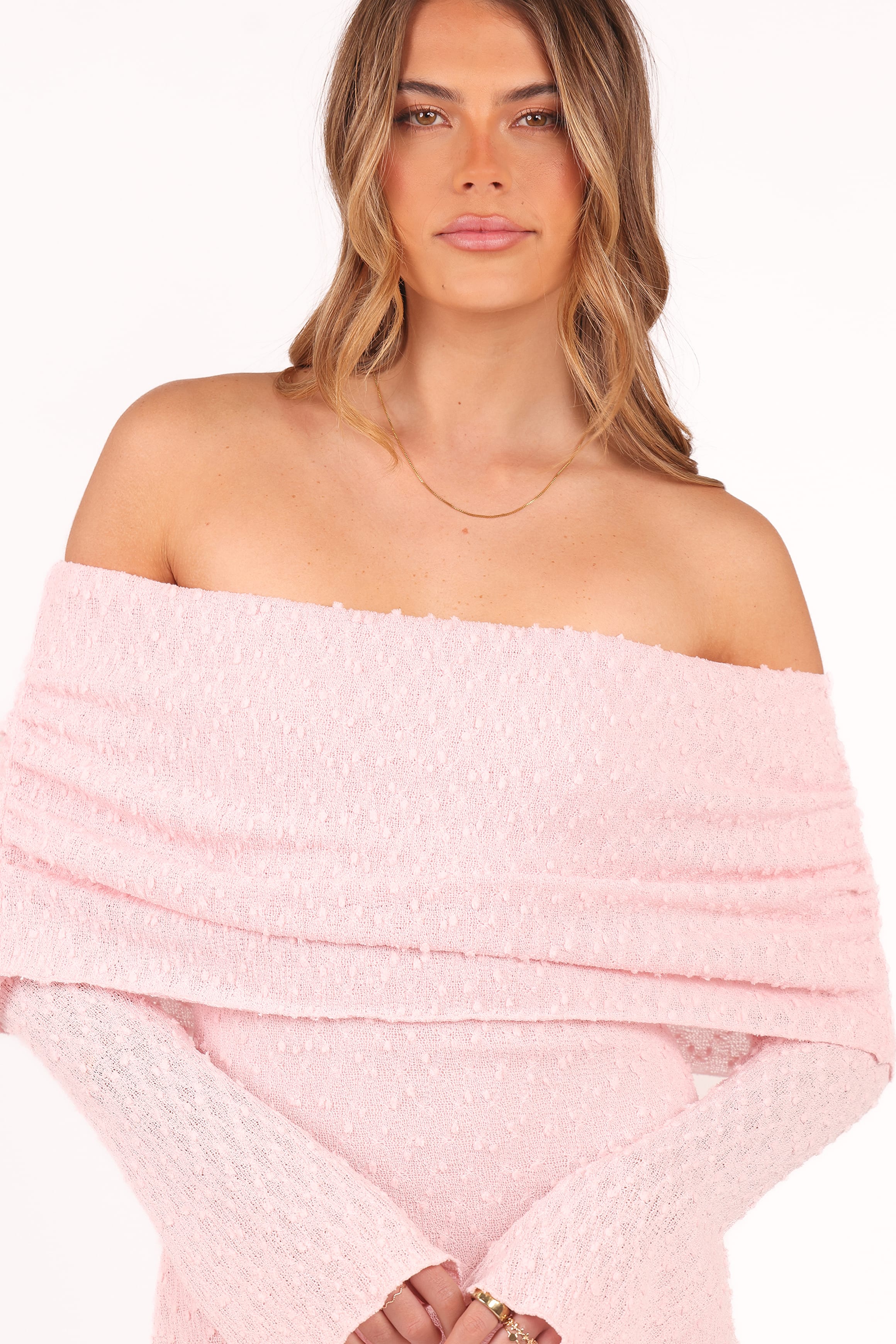DRESSES Wilma Off Shoulder Dress - Pink