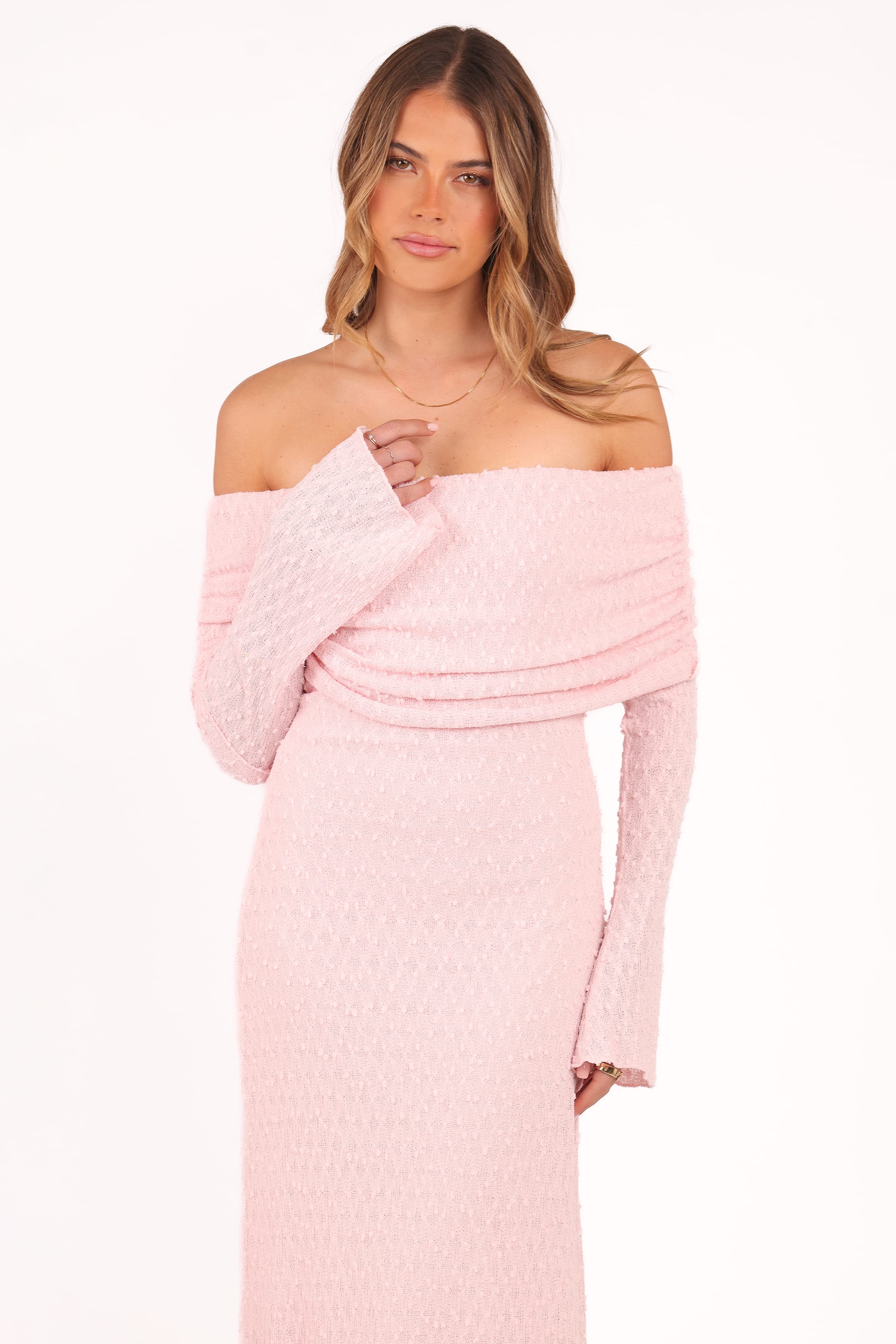 DRESSES Wilma Off Shoulder Dress - Pink
