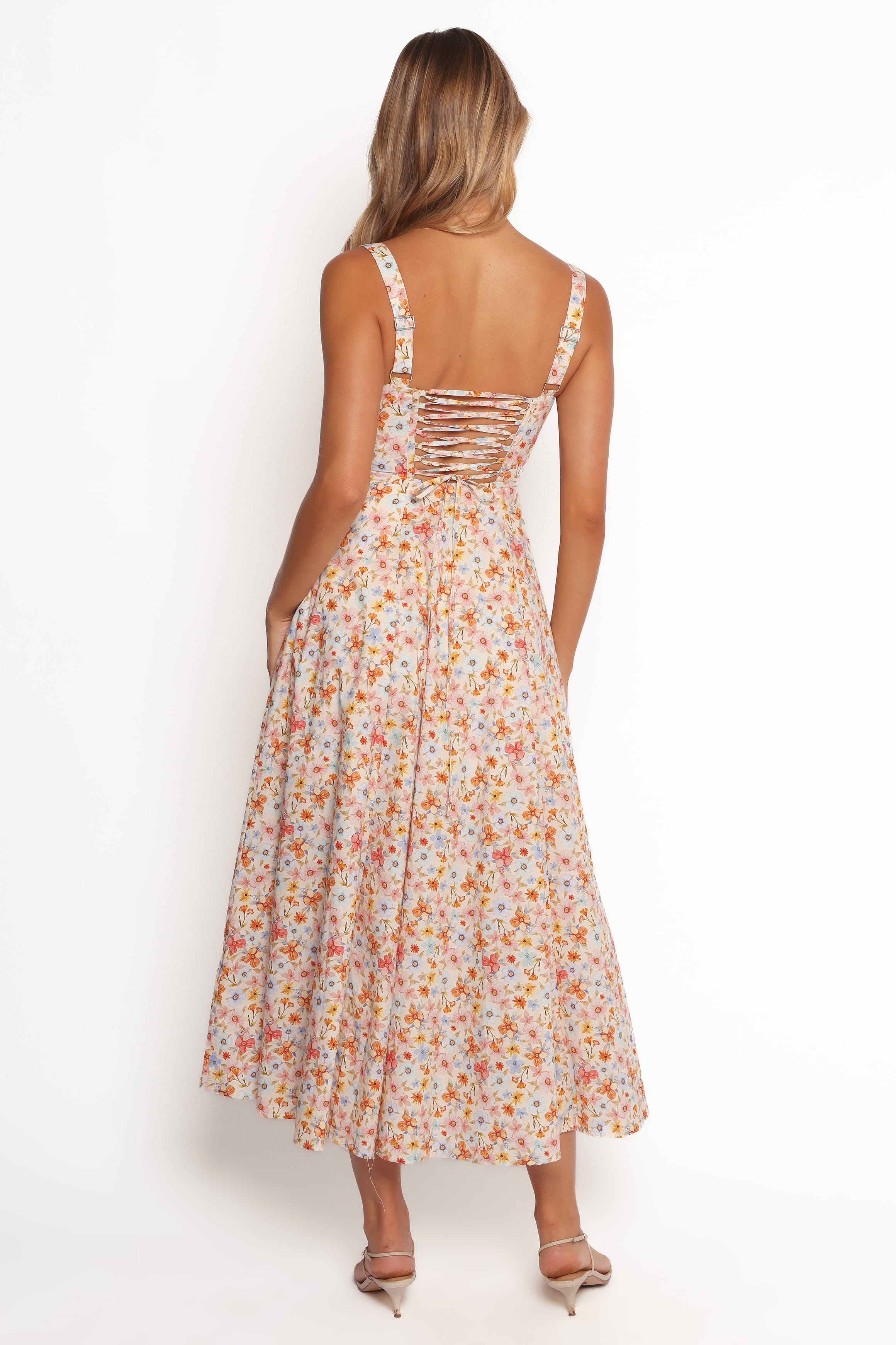 DRESSES Wisteria Midi Dress - Orange