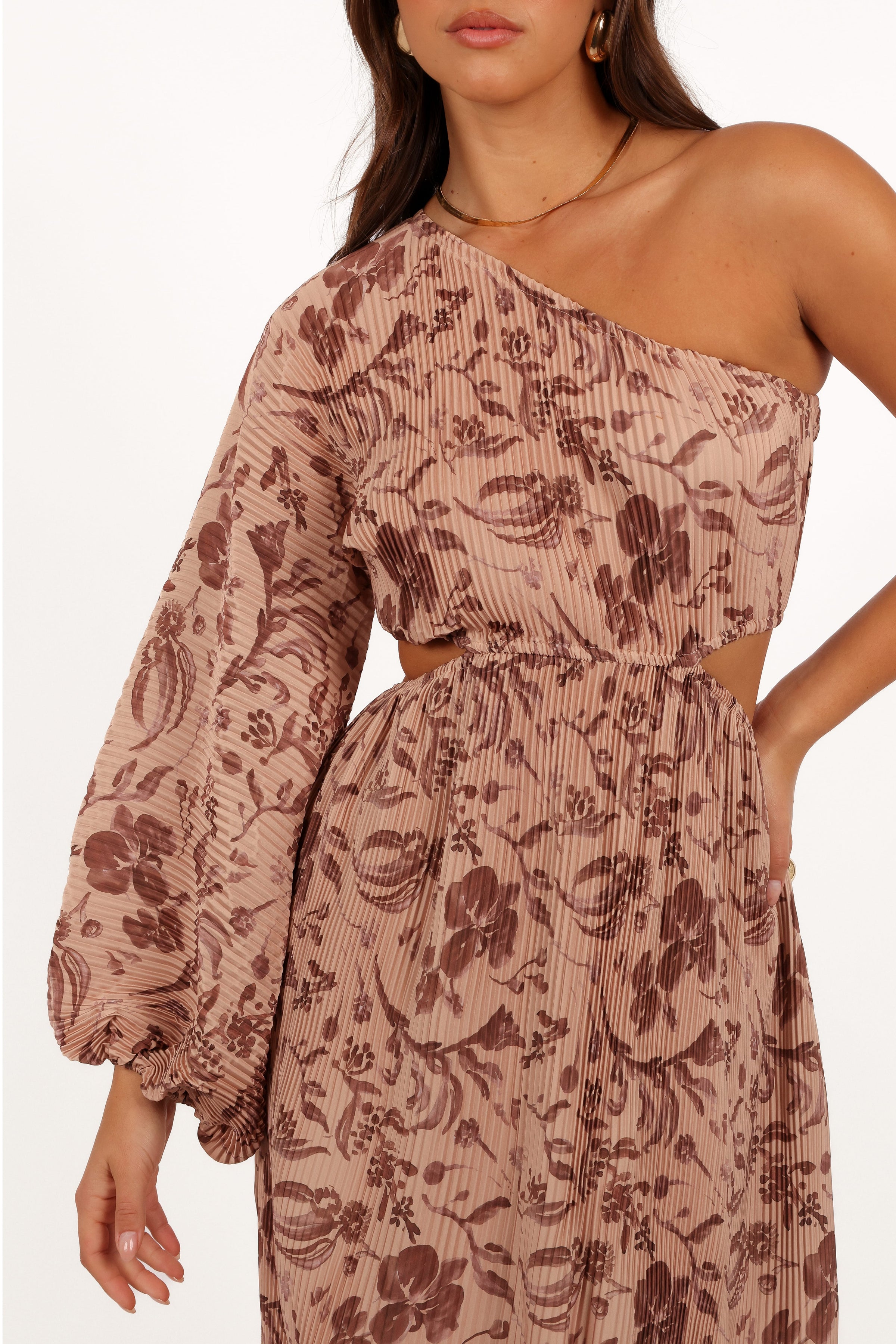 DRESSES Wren One Shoulder Midi Dress - Wild Orchid