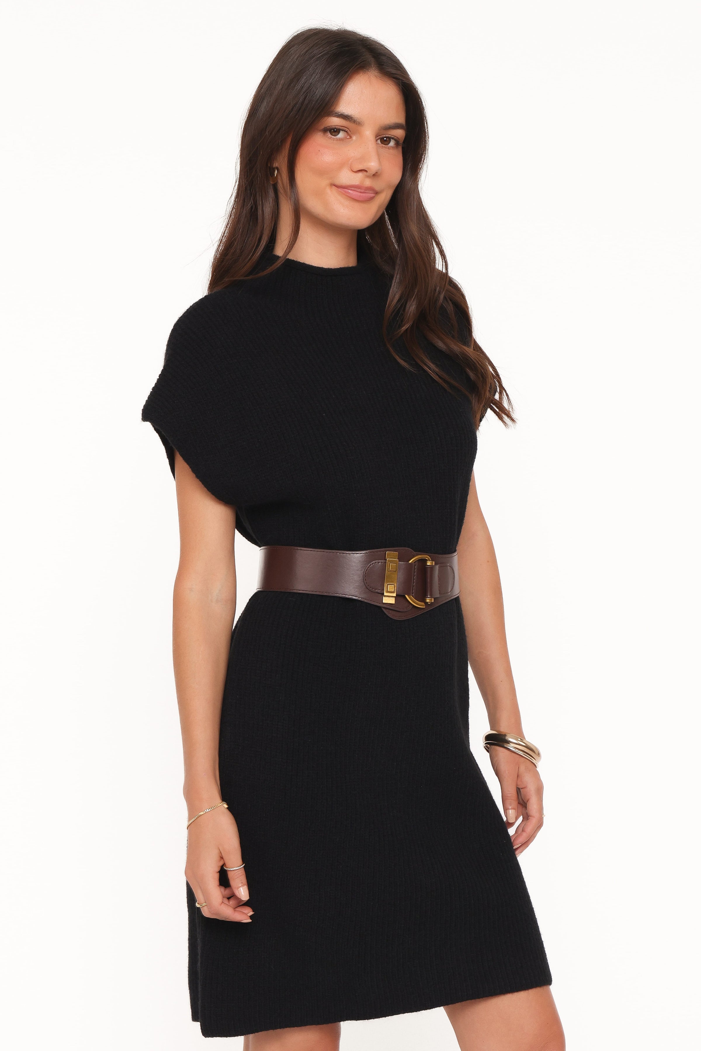 DRESSES Wright Knit Mini Dress - Black