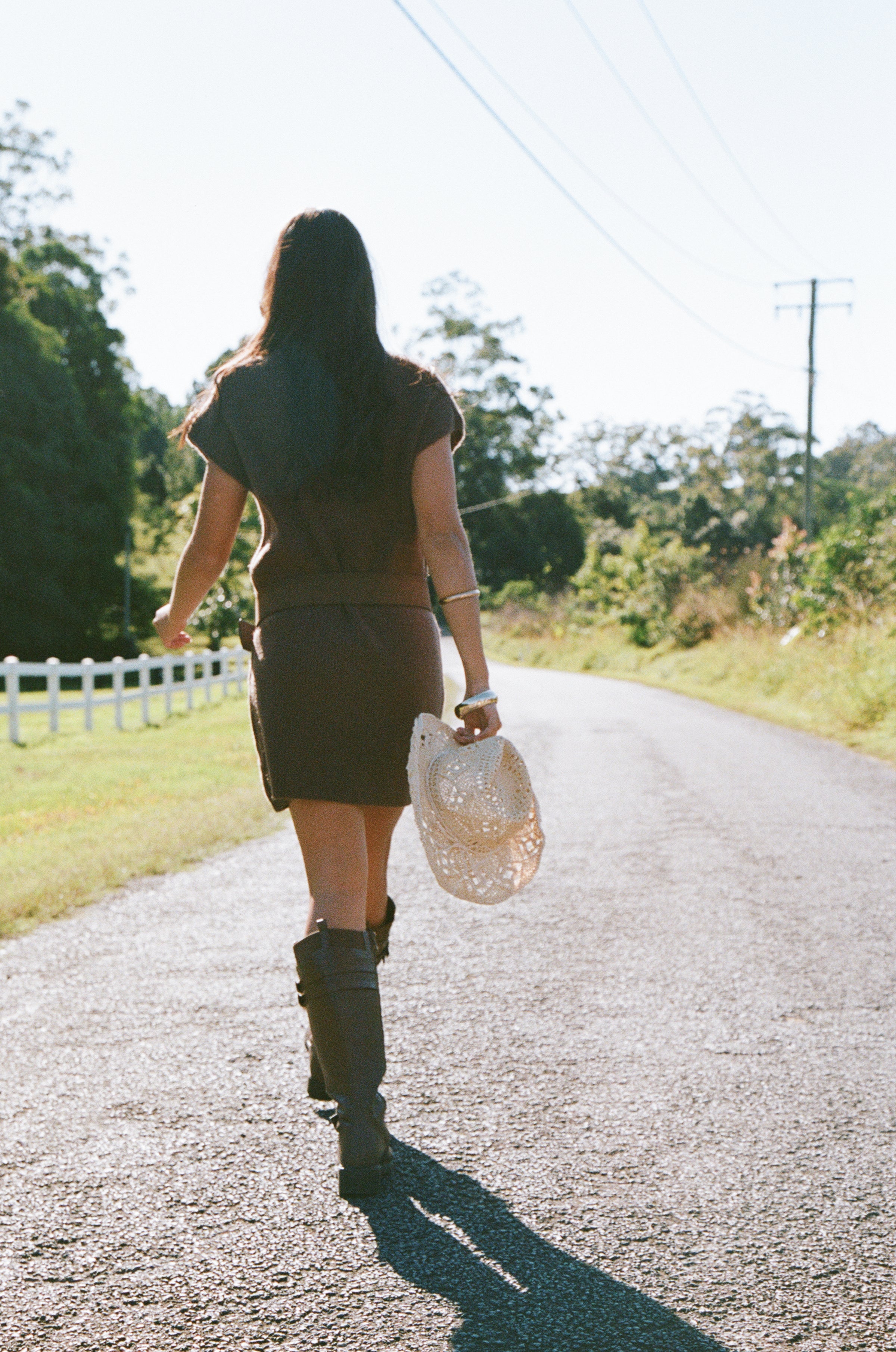 DRESSES Wright Knit Mini Dress - Chocolate Brown