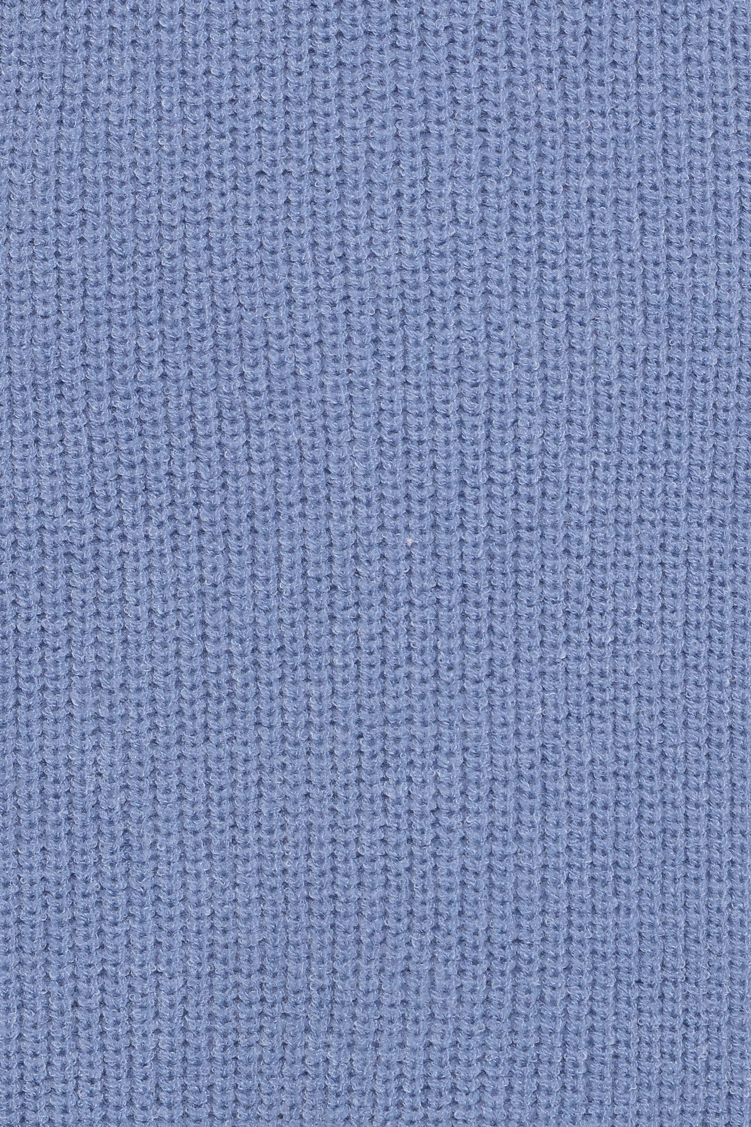 DRESSES @Wright Knit Mini Dress - Dusty Blue