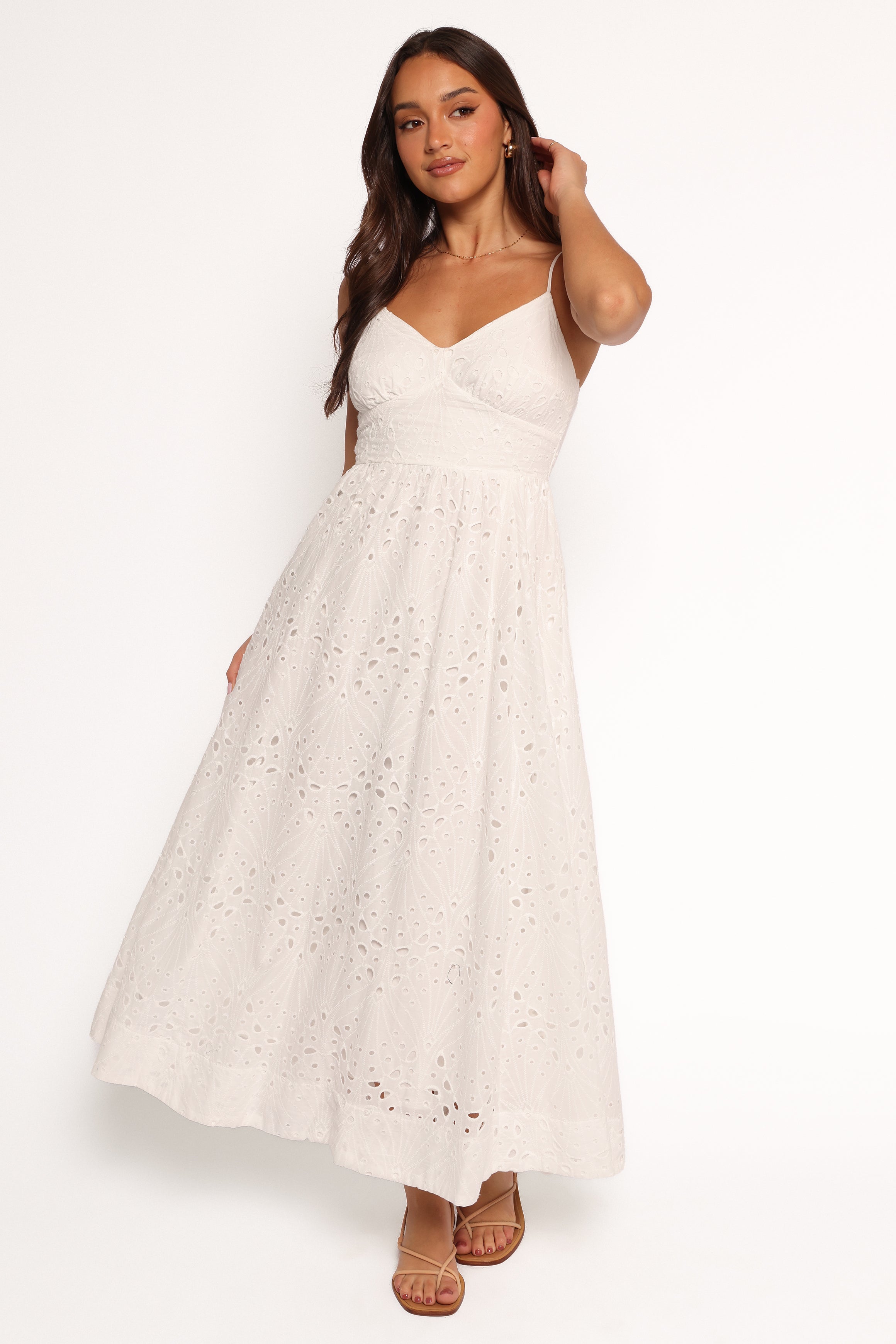 DRESSES Yasmin Midi Dress - White