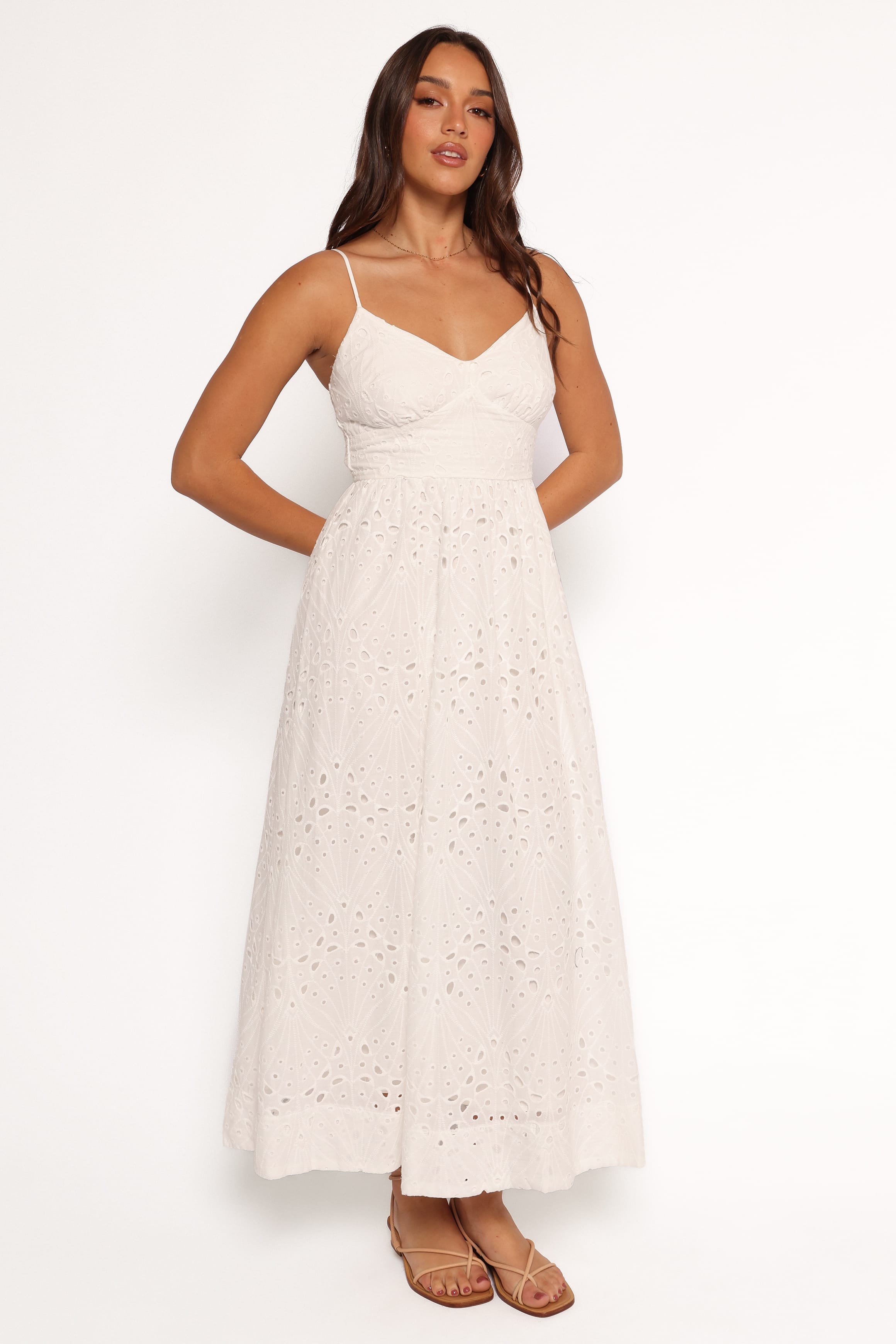 DRESSES Yasmin Midi Dress - White