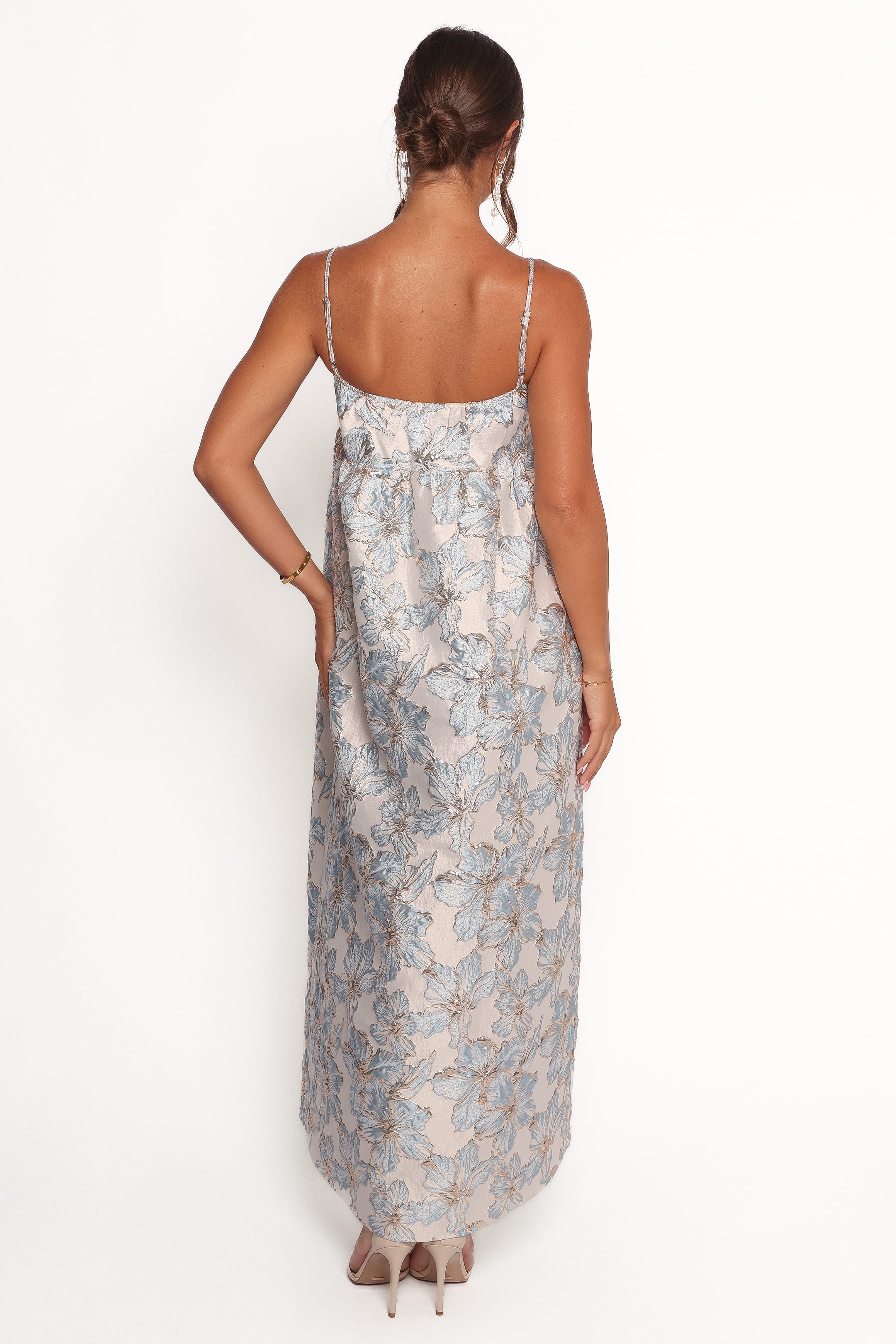 DRESSES Yasmine Maxi Dress - Baby Blue Floral