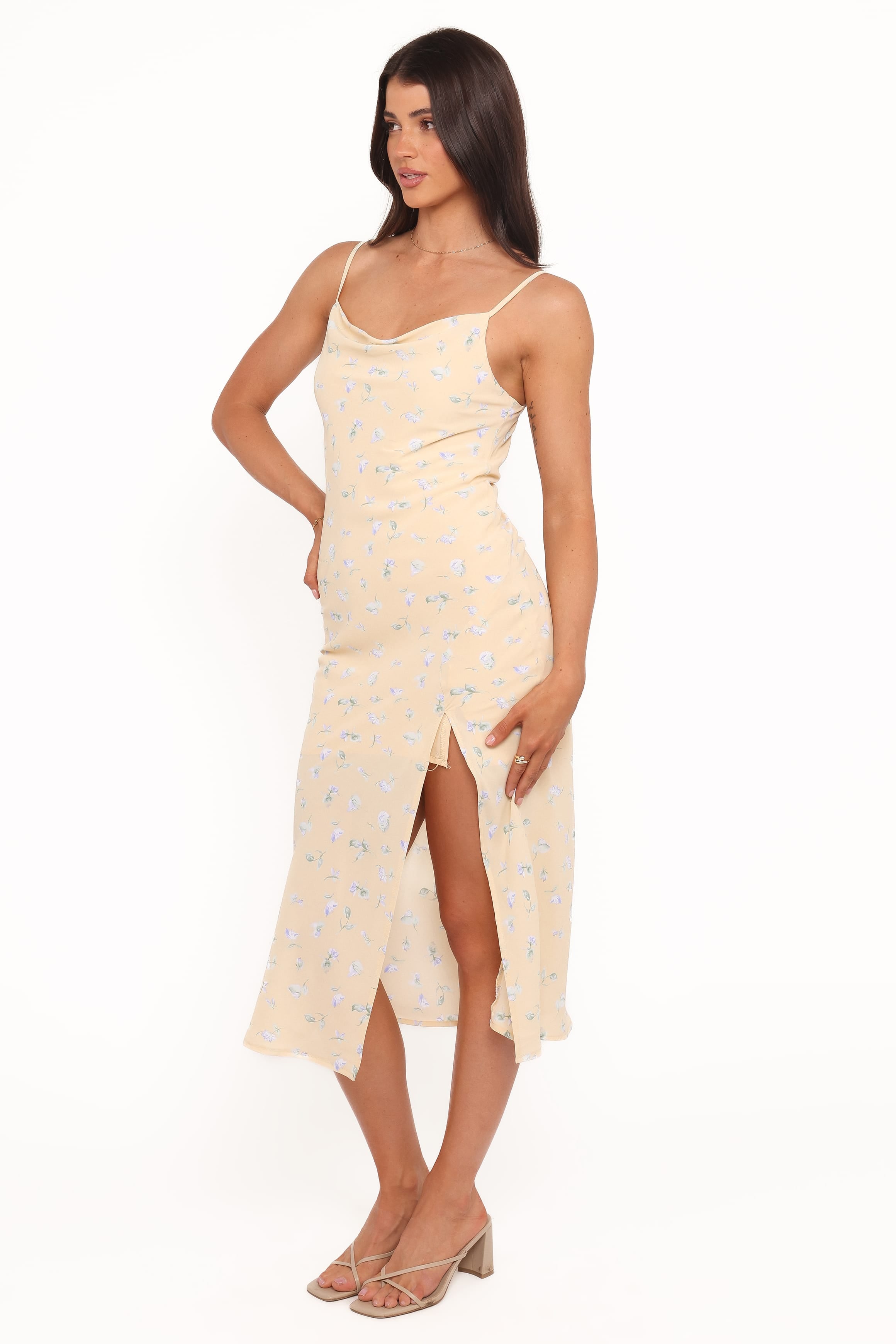 DRESSES Yelena Dress - Yellow Floral
