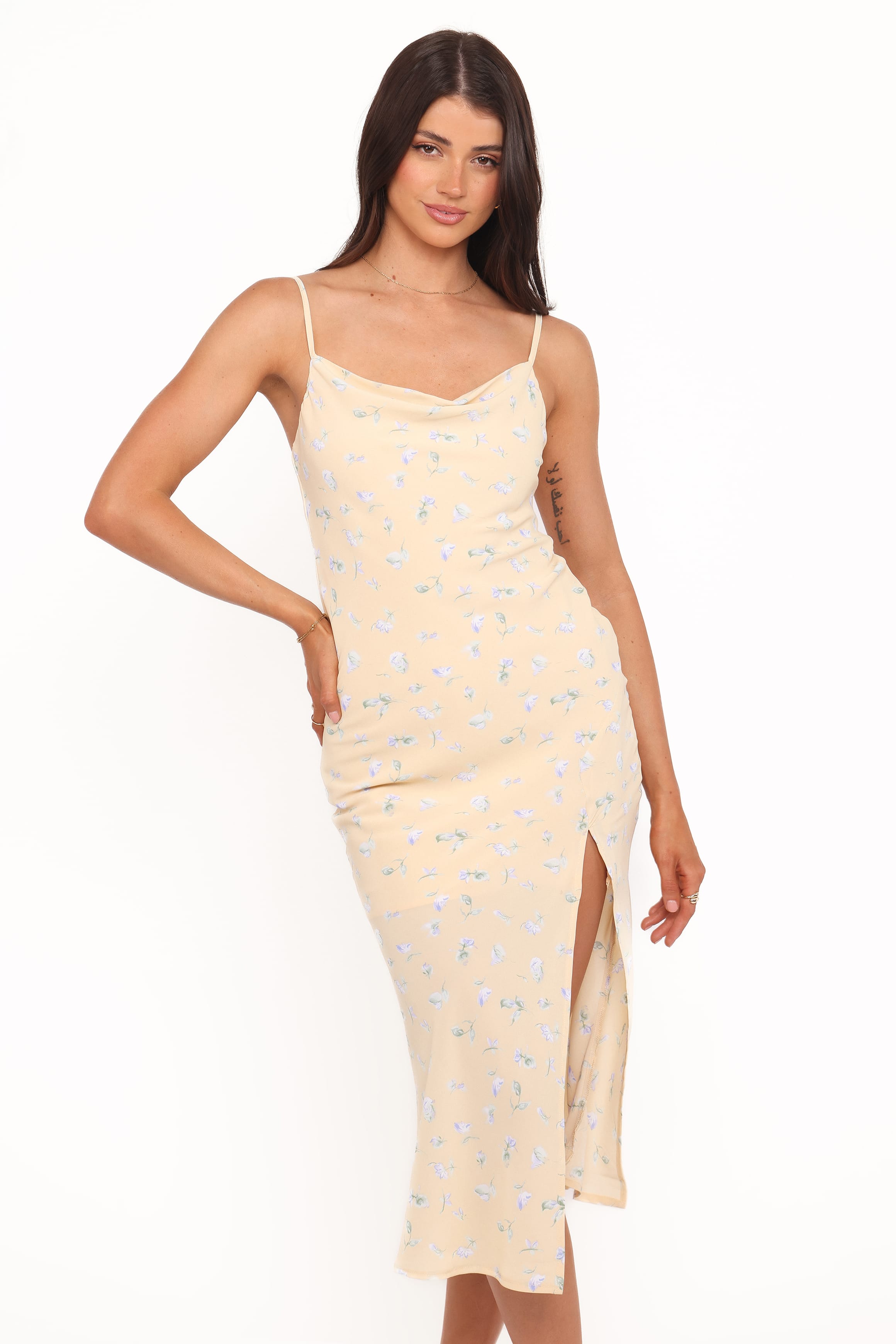 DRESSES Yelena Dress - Yellow Floral