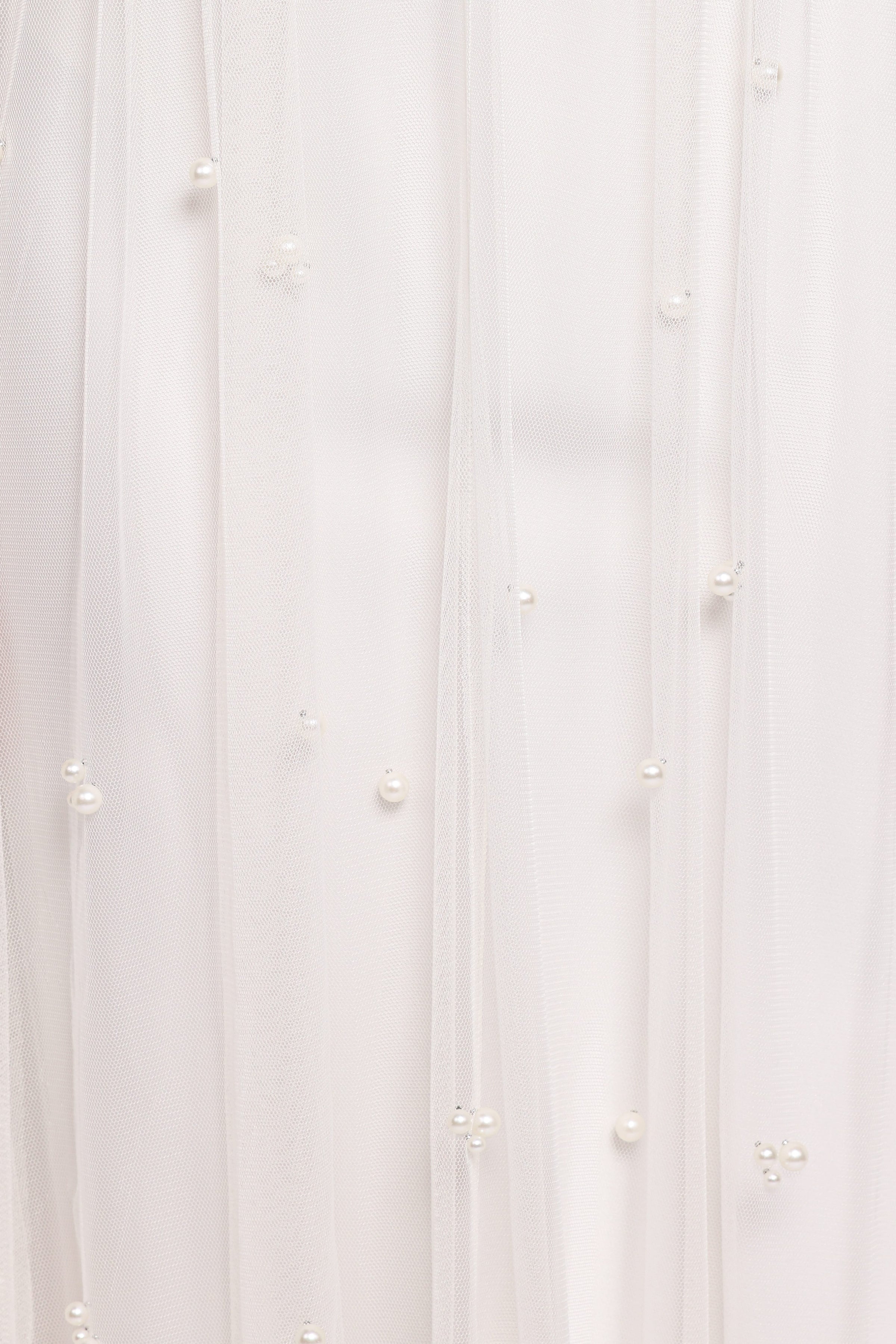 DRESSES Yulia Pearl Midi Dress - Ecru