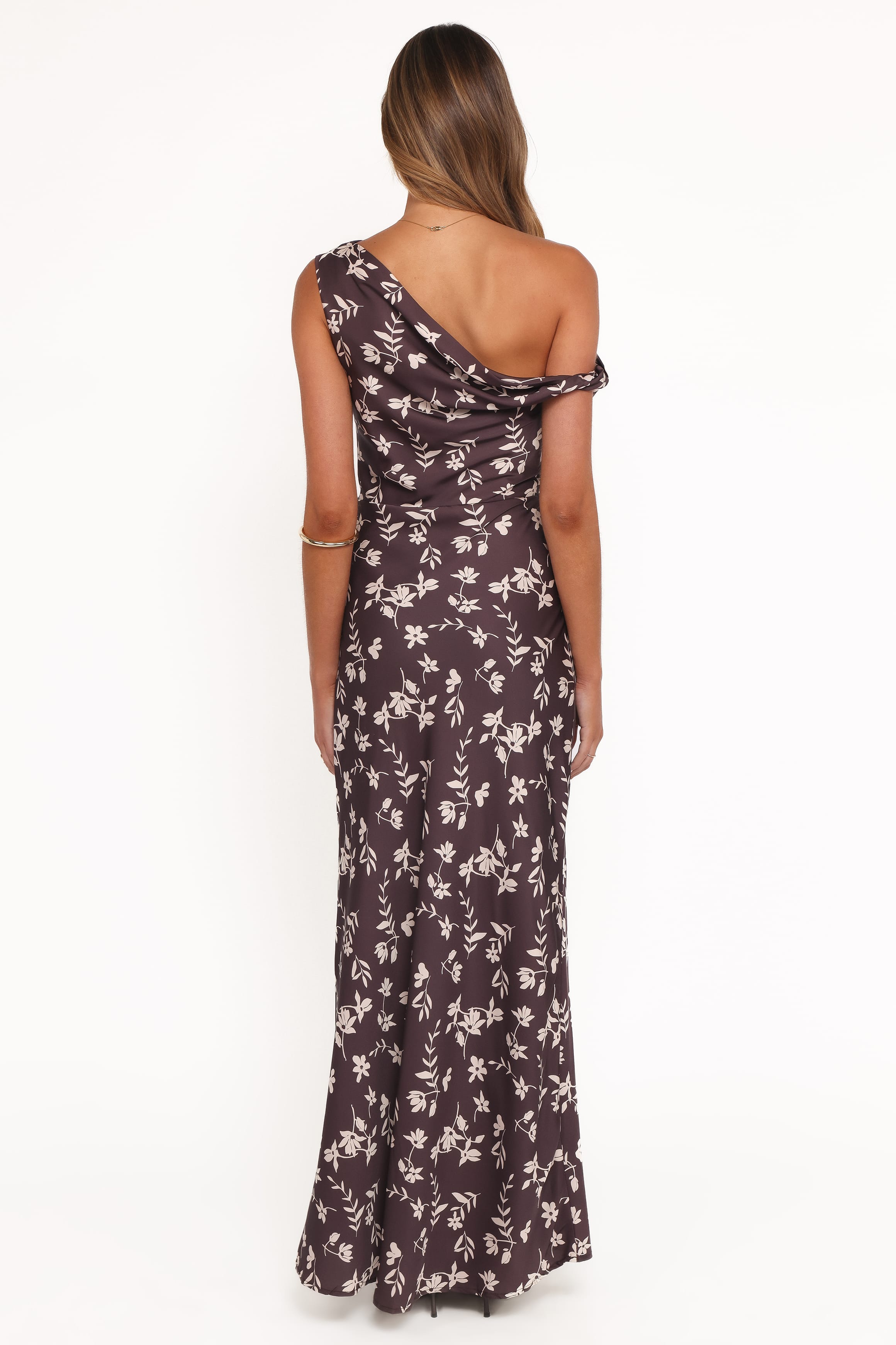 DRESSES Zafira Midi Dress - Brown Cream Floral
