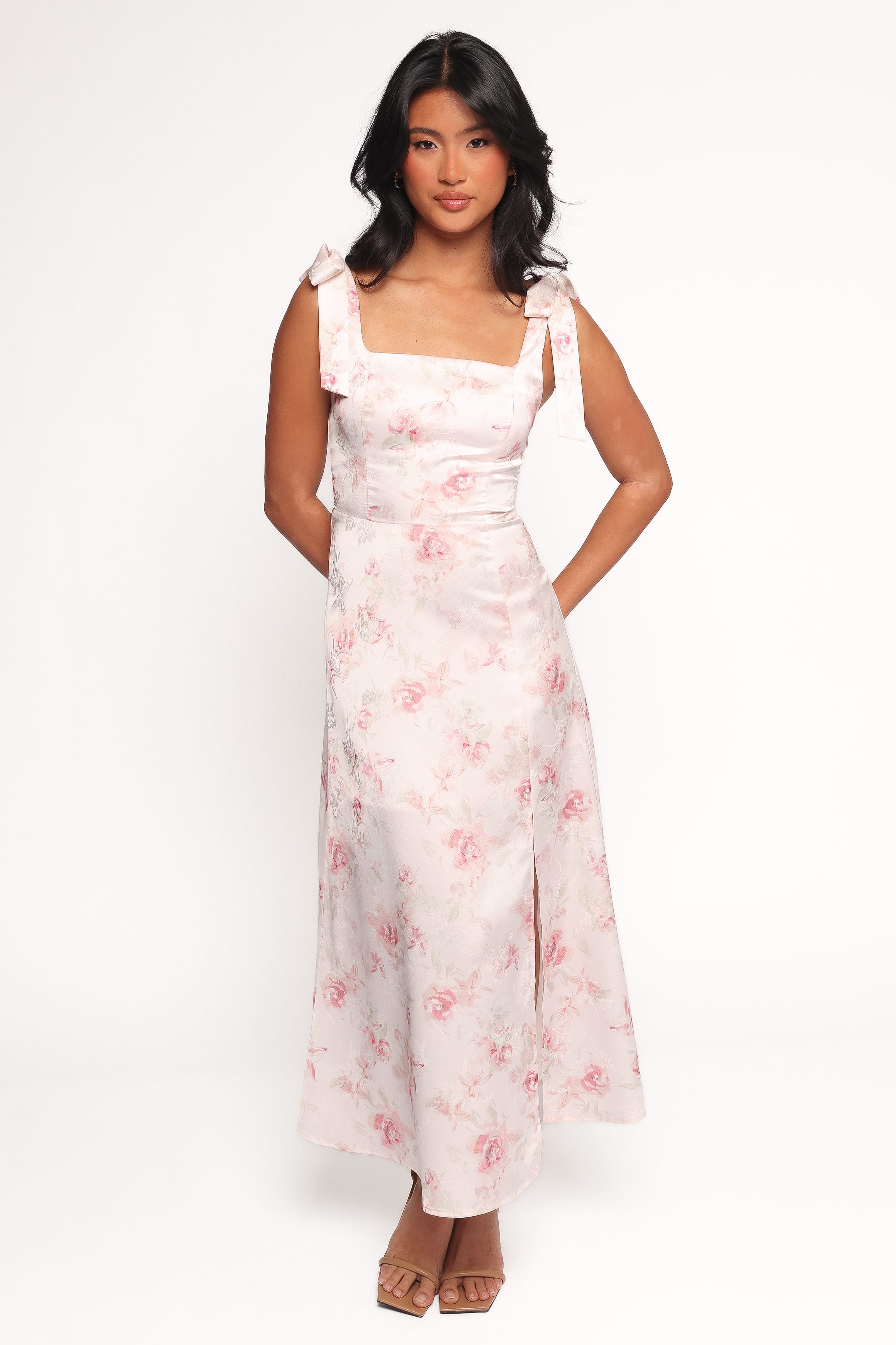 DRESSES Zane Midi Dress - Pink Floral