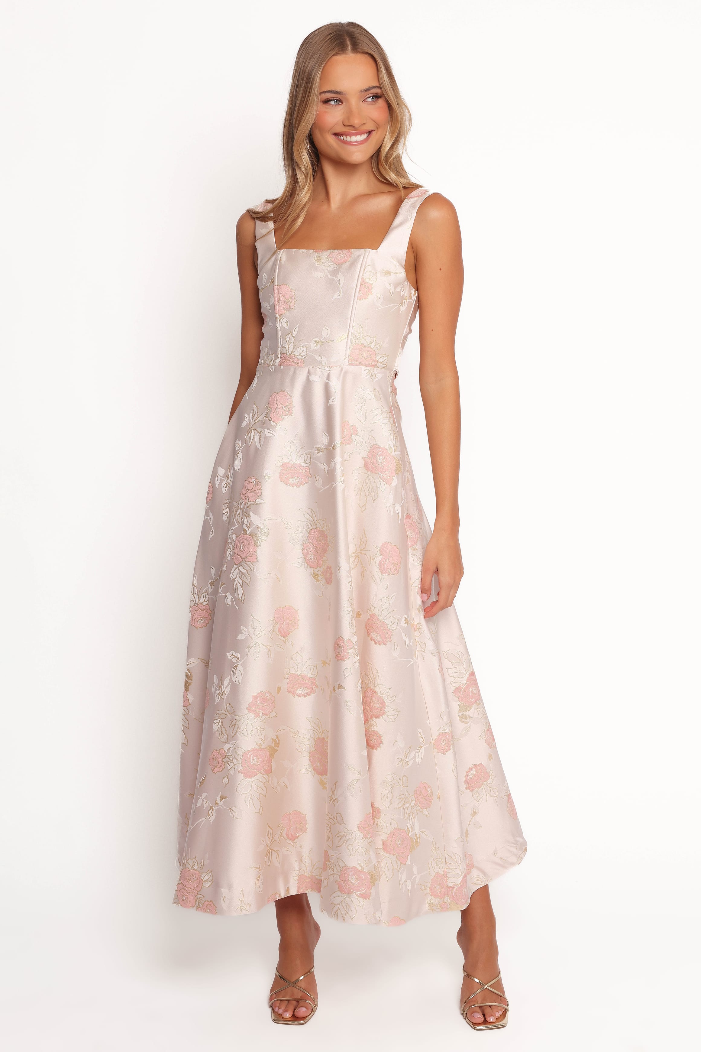 DRESSES Zaria Midi Dress - Pink Floral