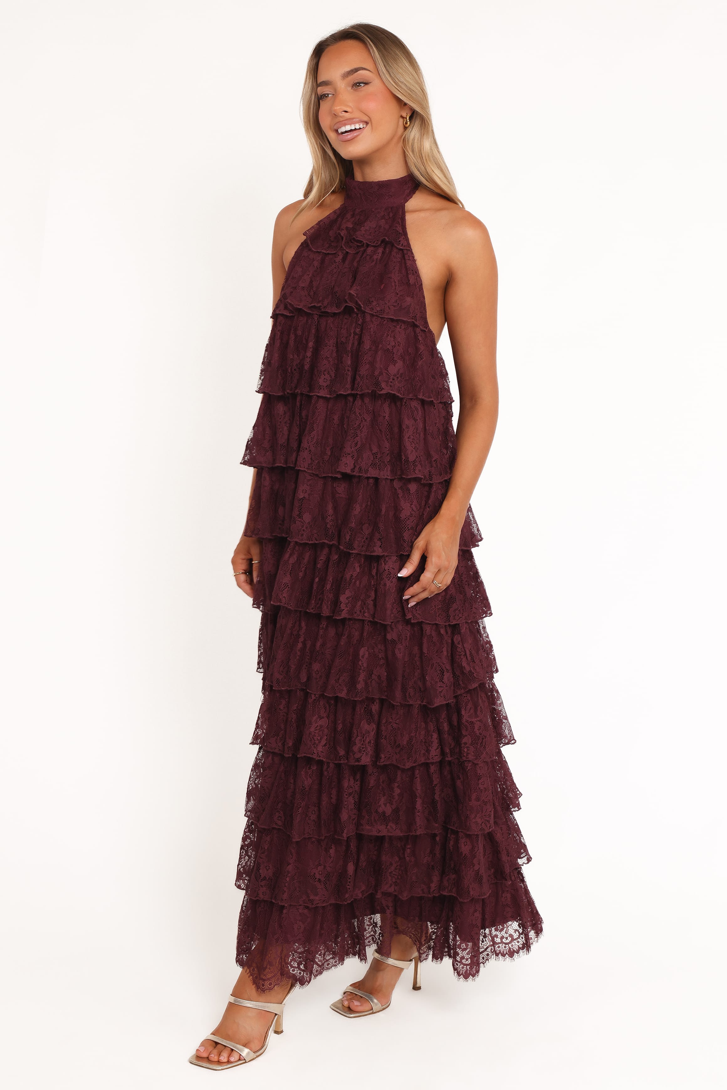 DRESSES Zoella Maxi Dress - Cherry Lace