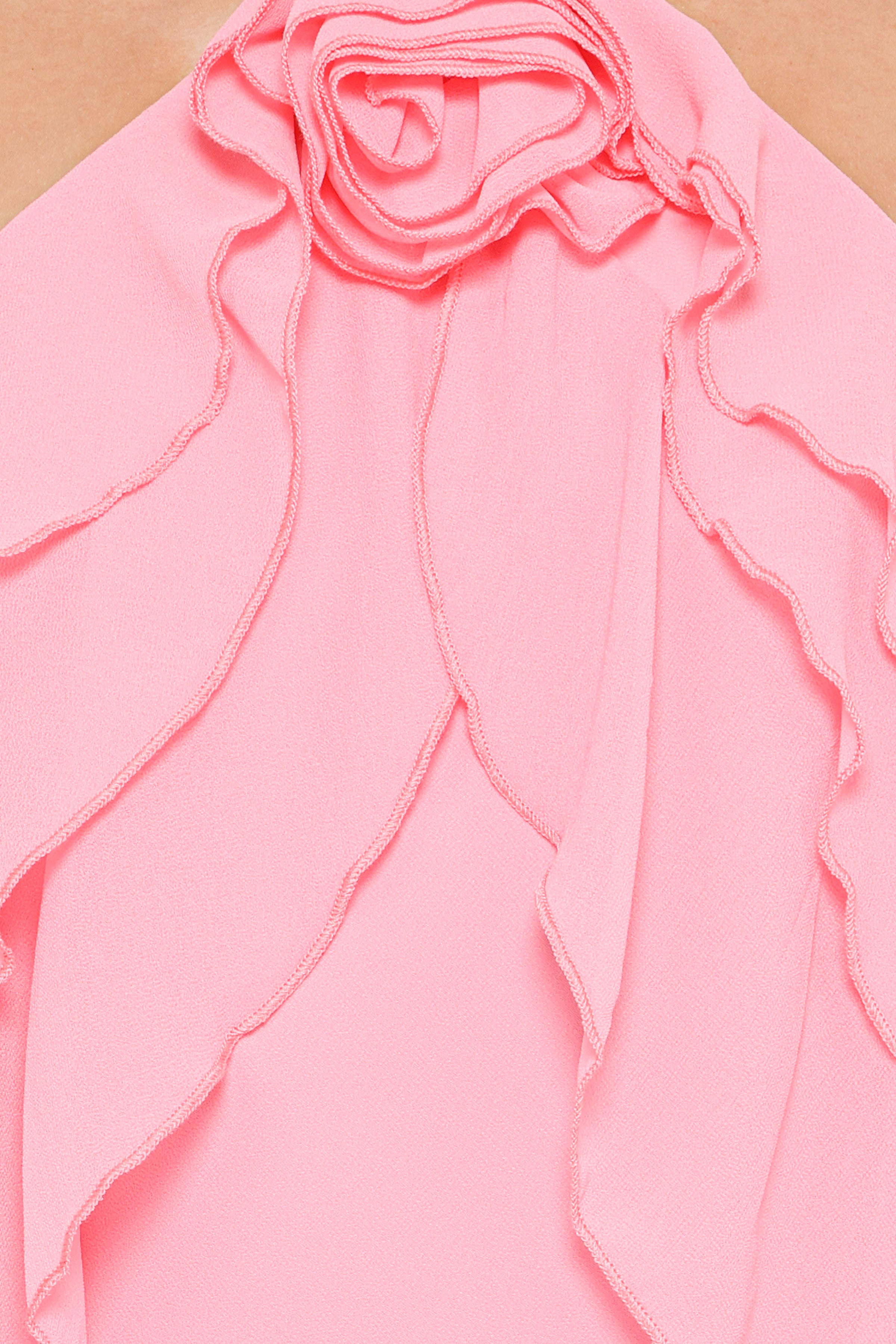 DRESSES Zorina Halterneck Maxi Dress - Coral