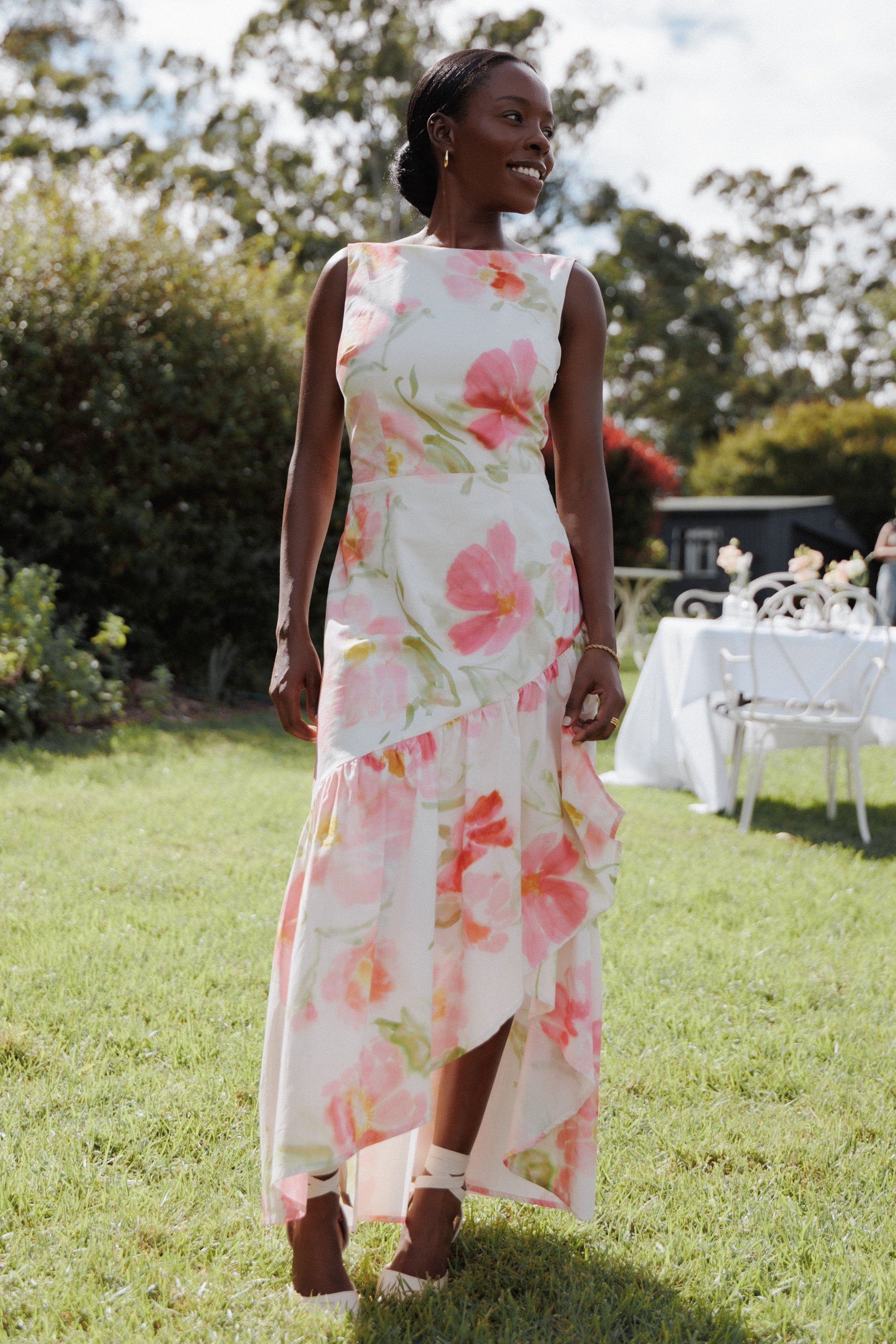DRESSES Zula Maxi Dress - Pink Garden Floral