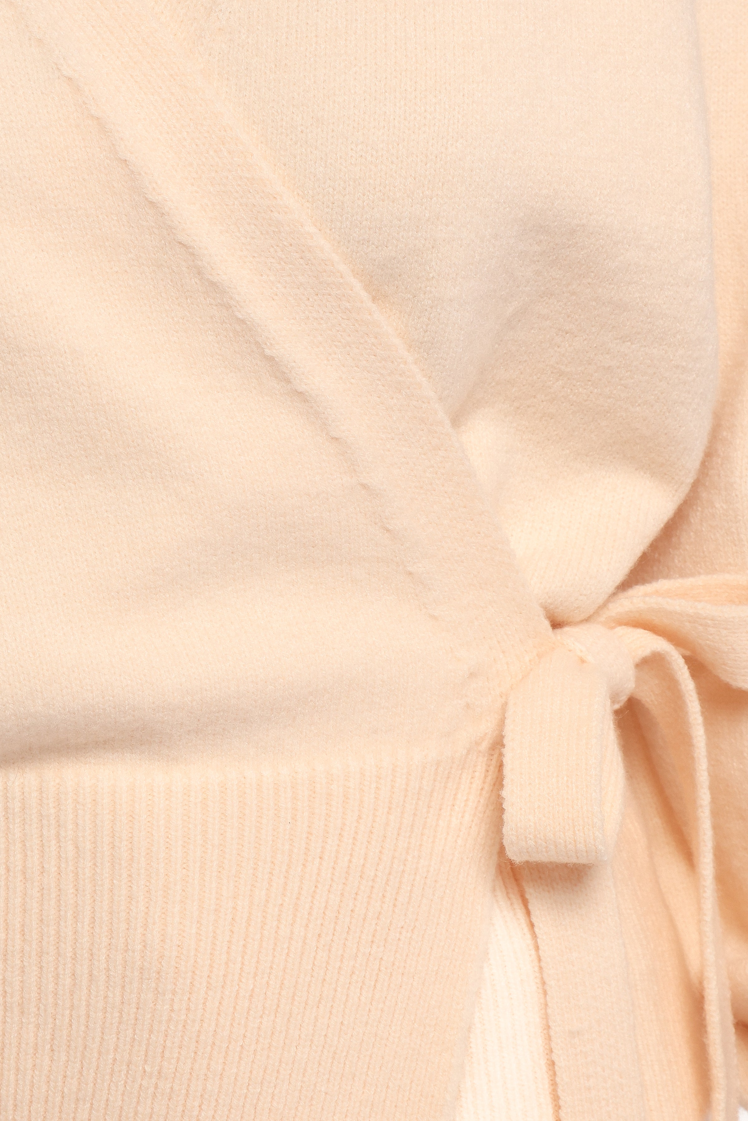 KNITWEAR Abbey Ballet Wrap Cardigan - Cream