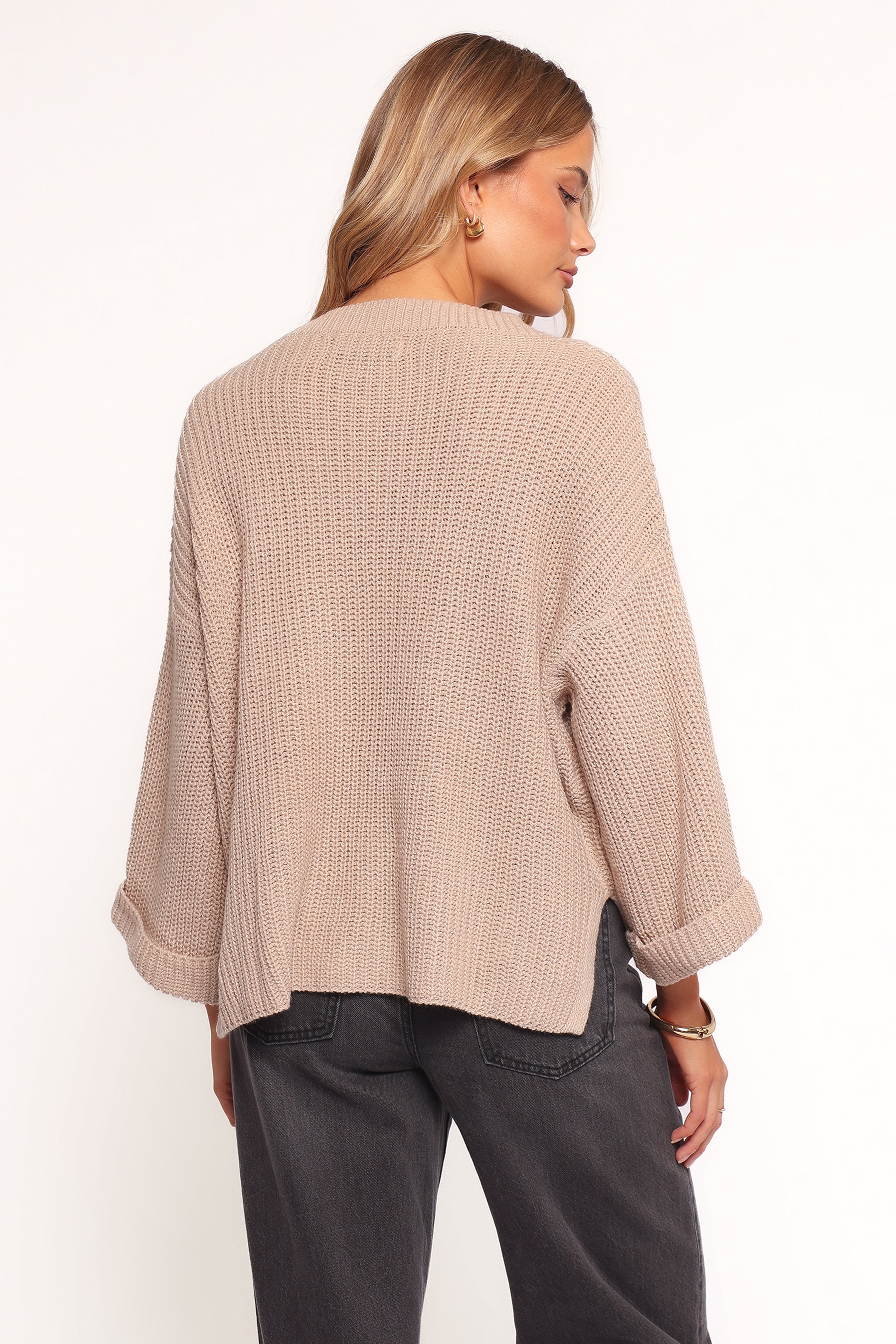 KNITWEAR Addison Knit Sweater - Neutral