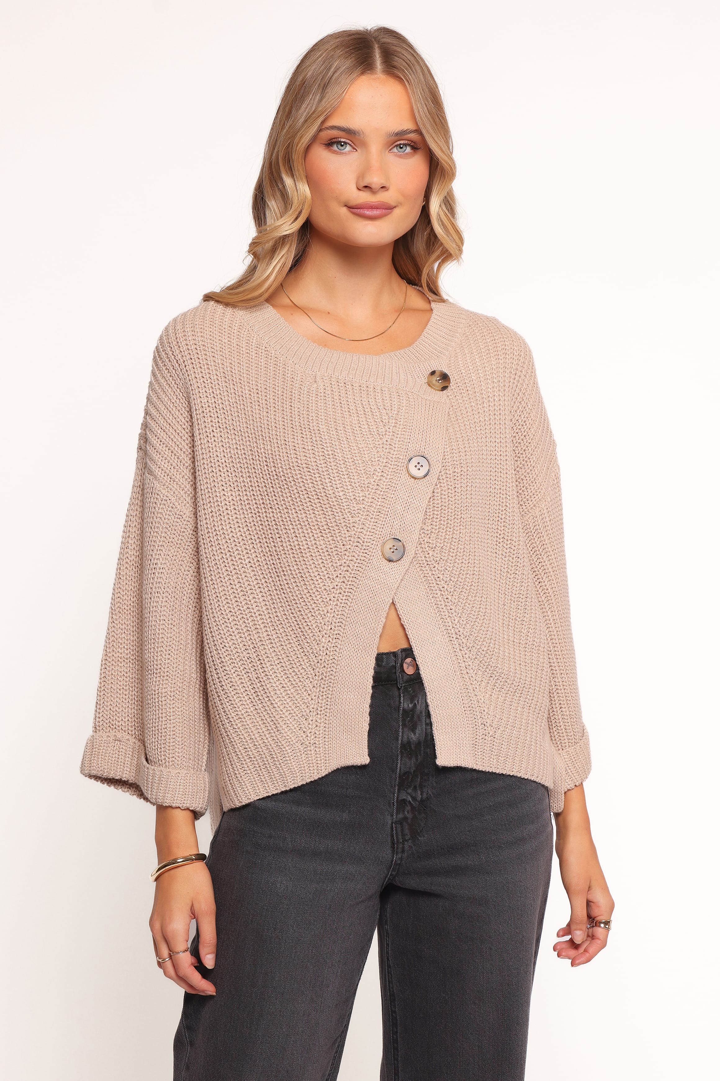 KNITWEAR Addison Knit Sweater - Neutral