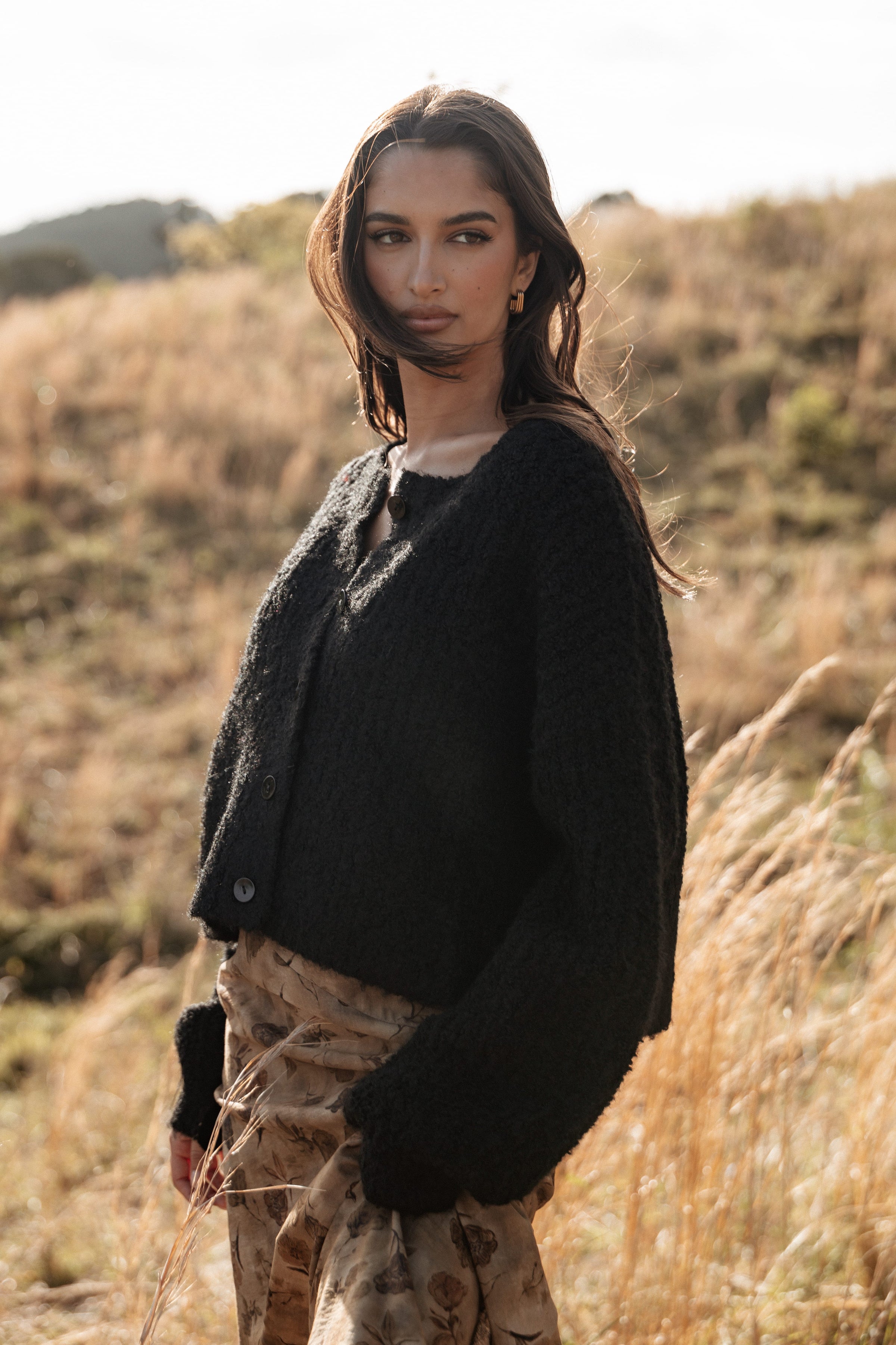 KNITWEAR Albertine Cardigan - Black