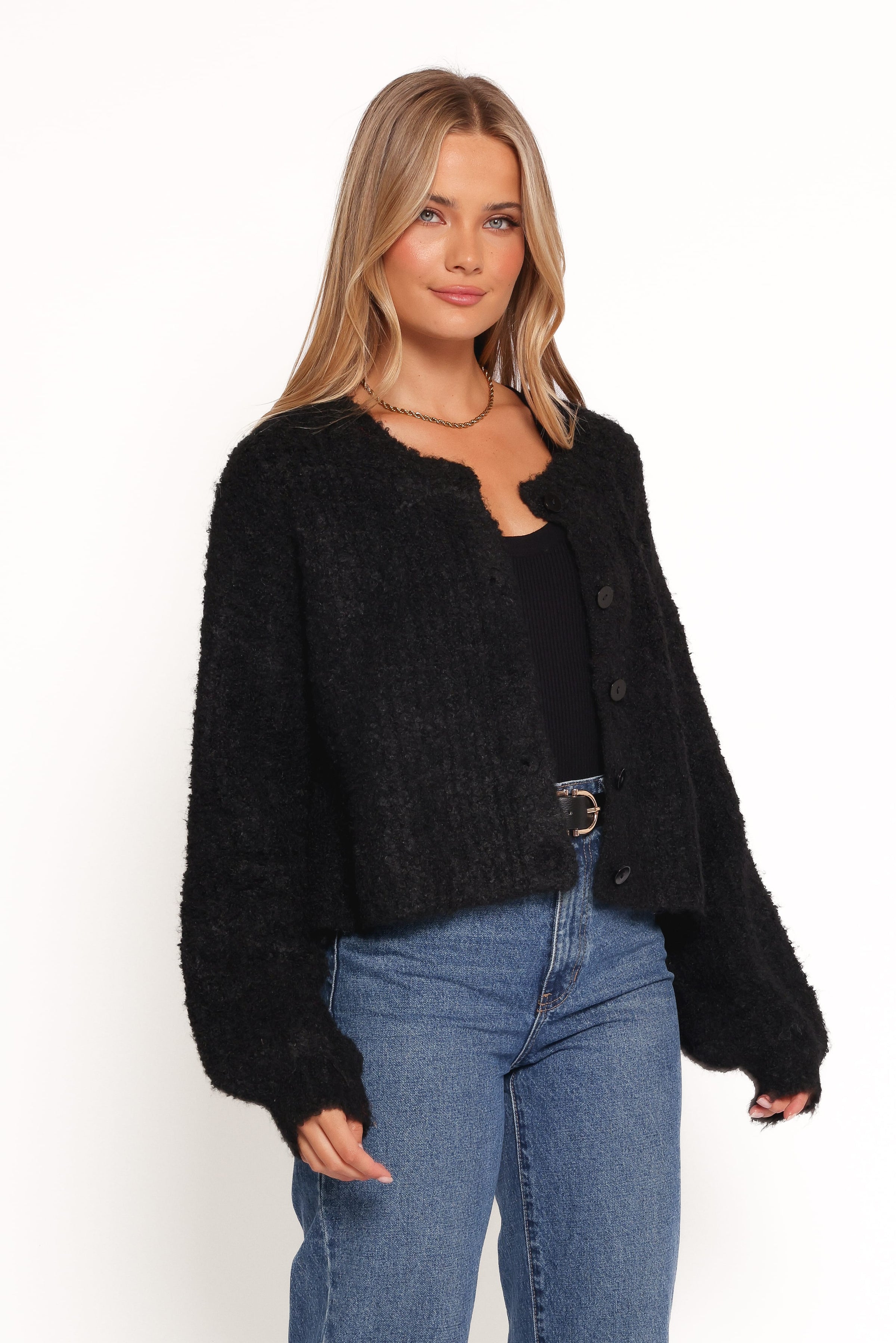 KNITWEAR Albertine Cardigan - Black