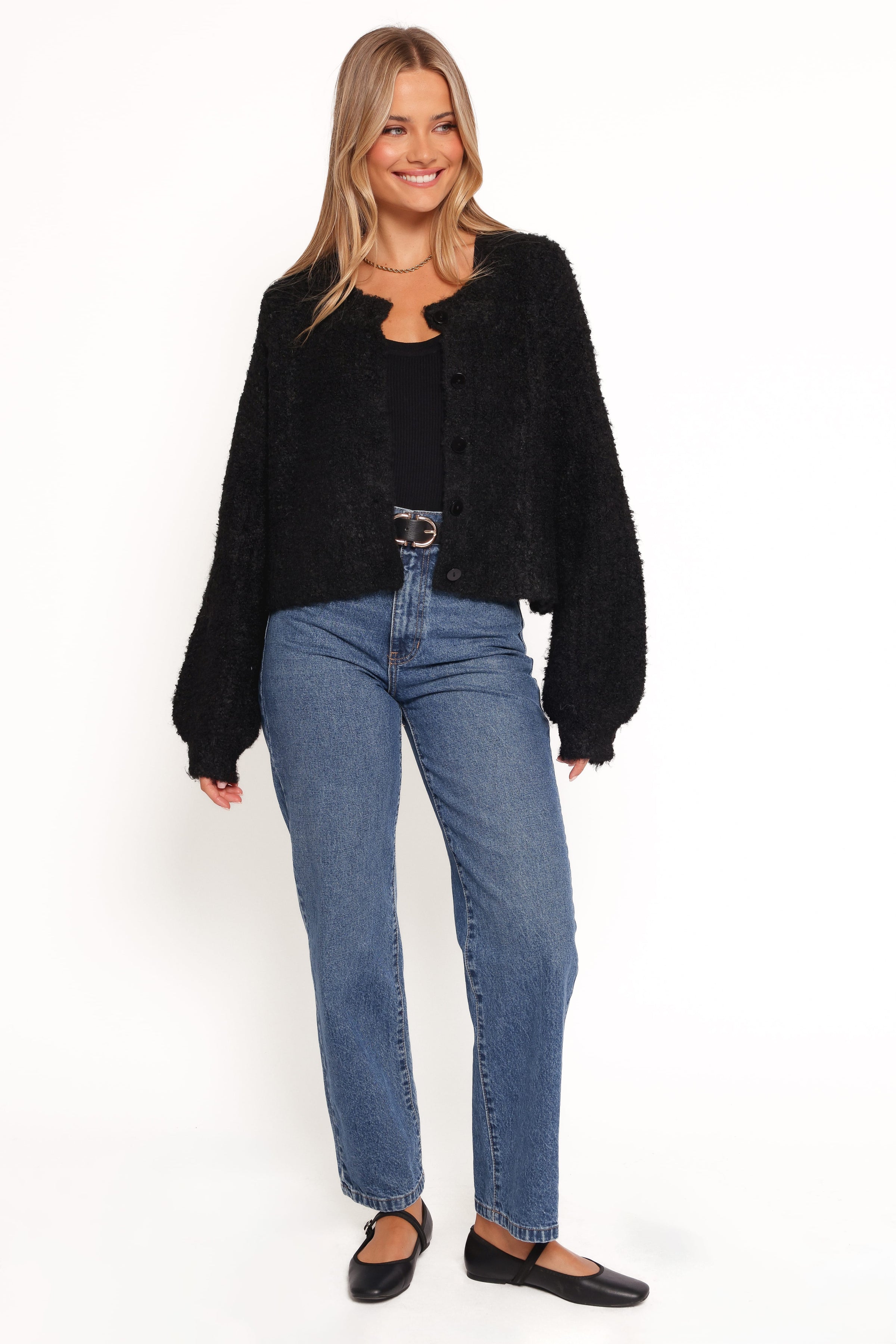 KNITWEAR Albertine Cardigan - Black